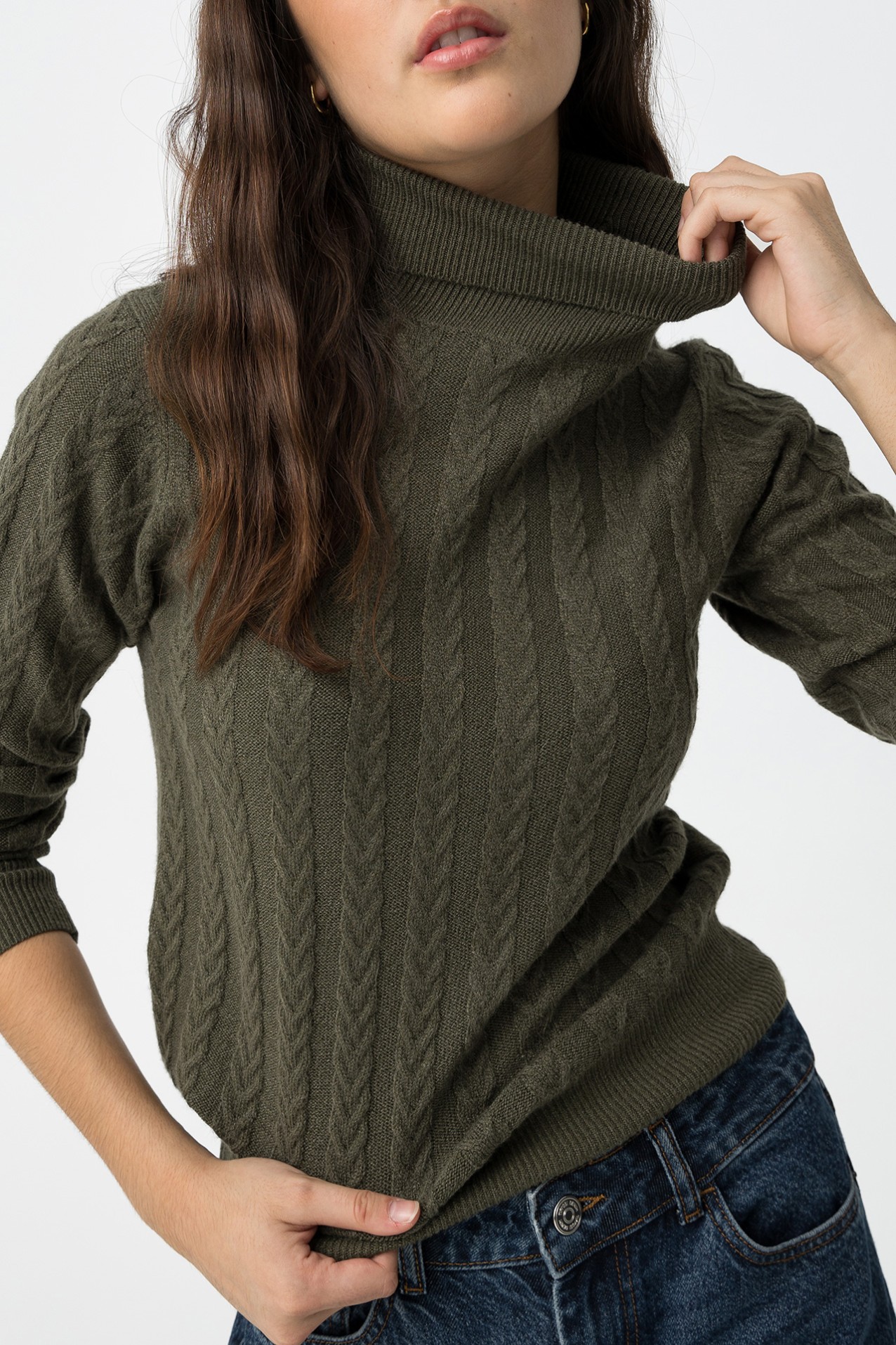 Relaxed Fit Soft Knit Sweater