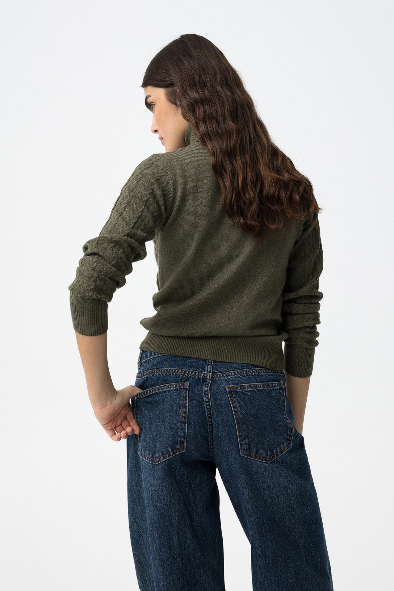 Relaxed Fit Soft Knit Sweater