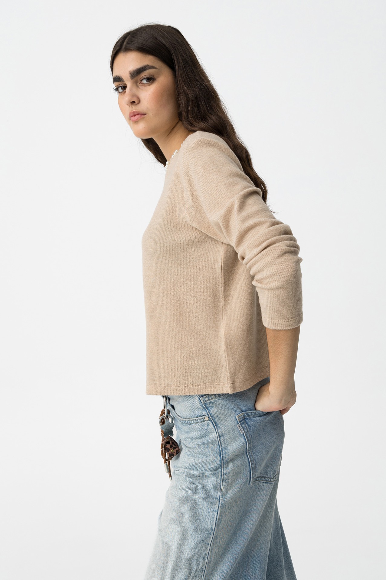 Camisola de Malha com Aplicaes