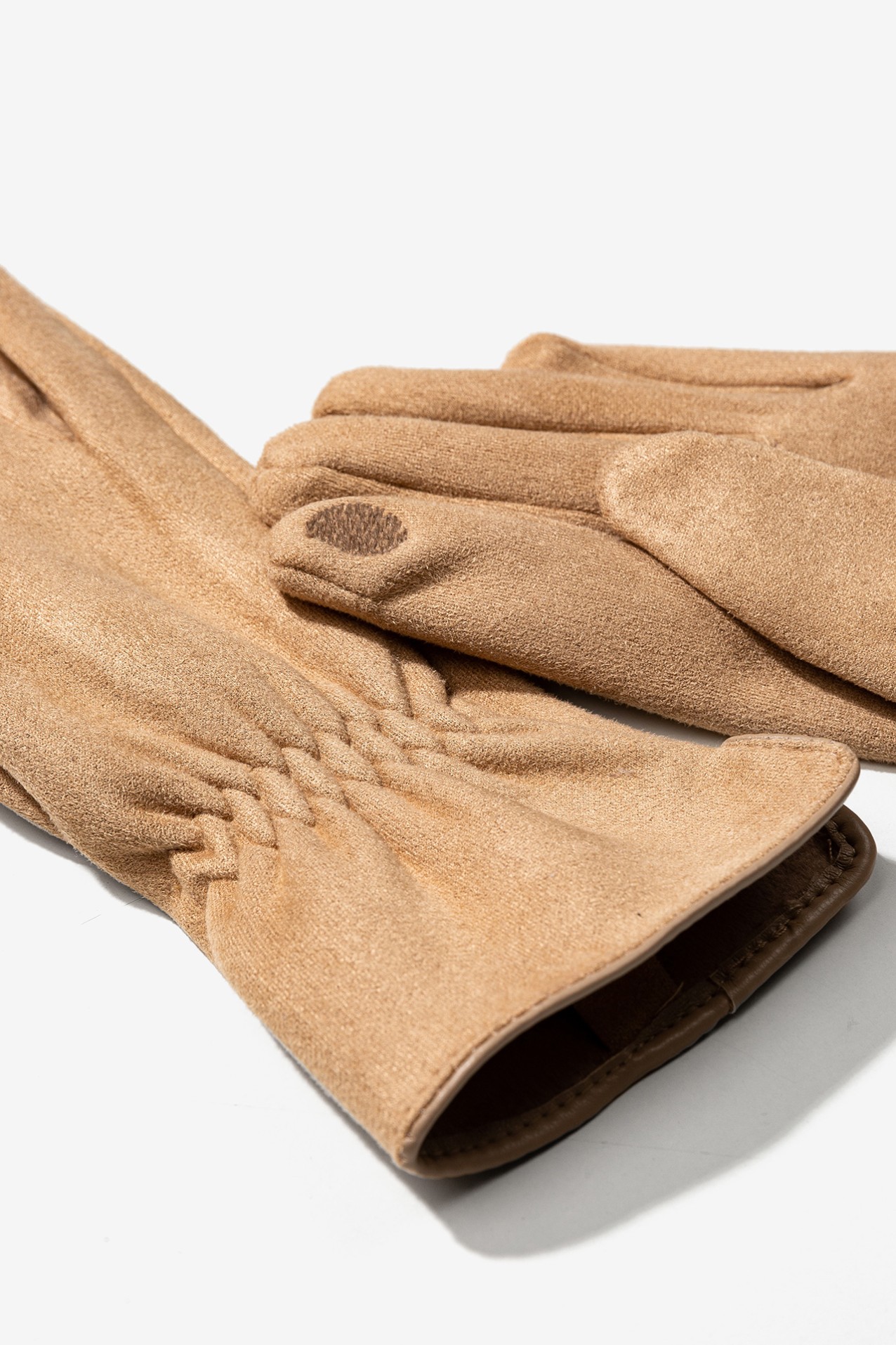 Luvas de Camura com Punho Franzido