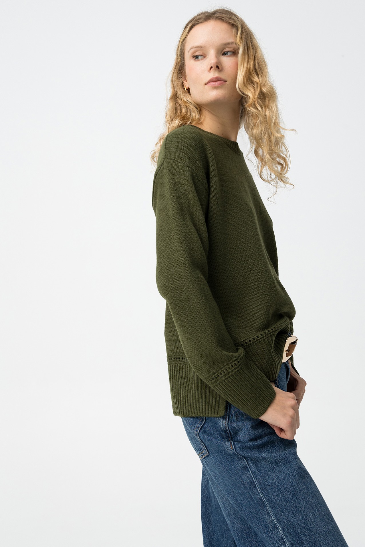 Green Knit Sweater