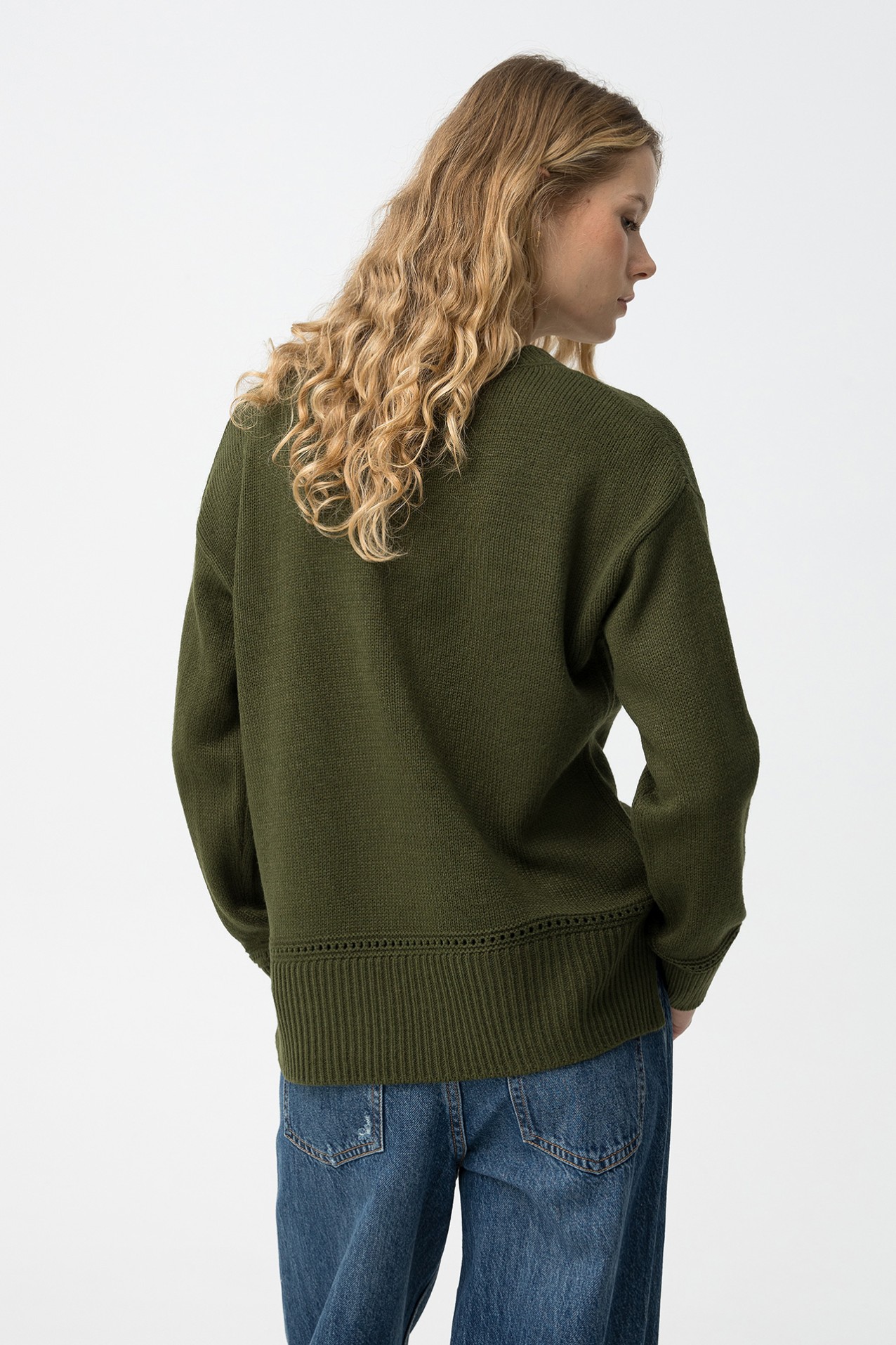 Green Knit Sweater