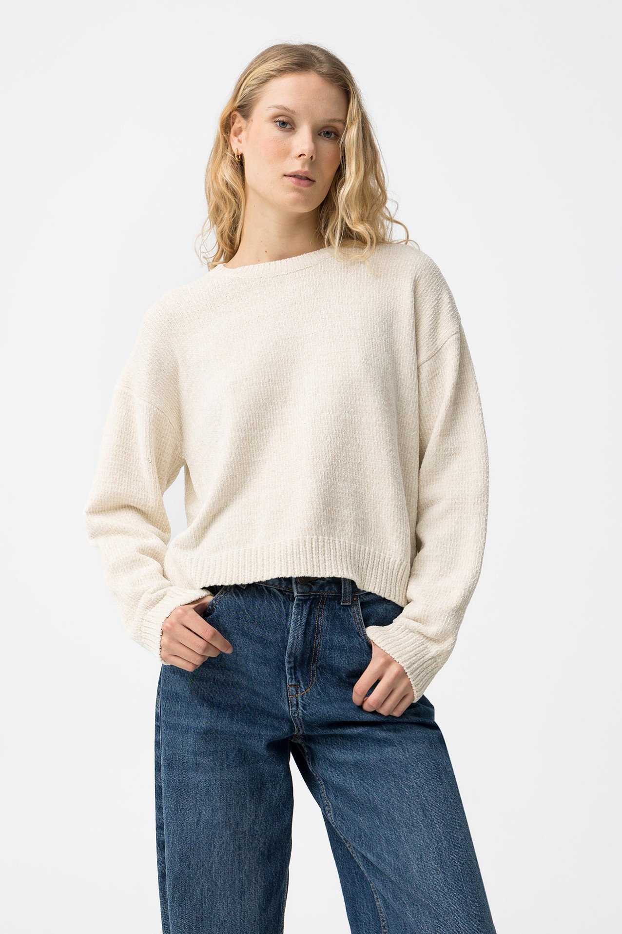 Camisola Beige Relaxed