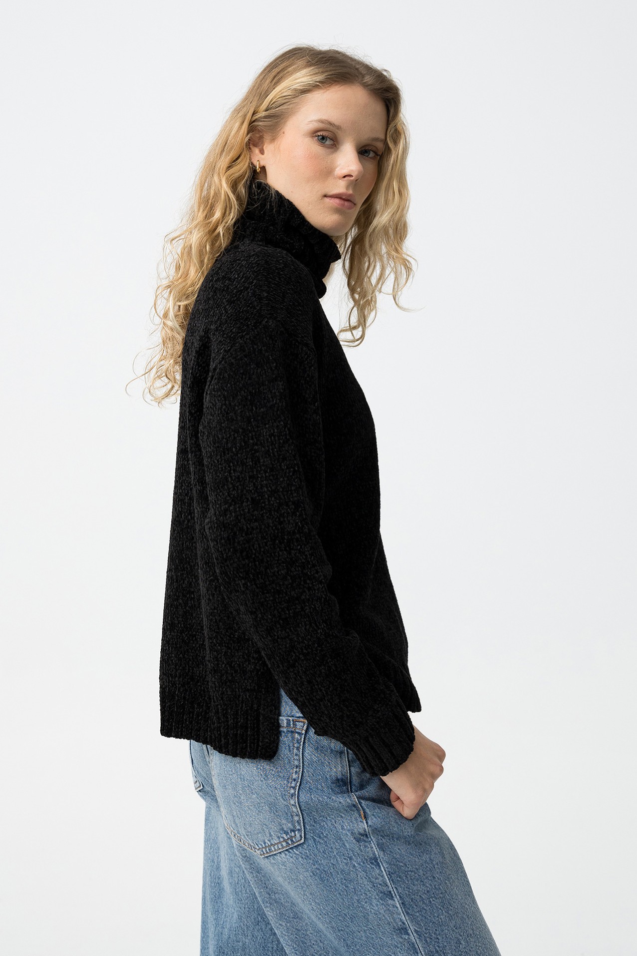 Camisola Slim Fit em Malha Texturizada