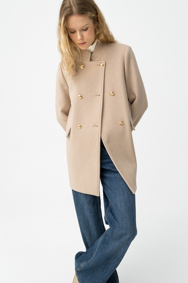 Long Slim Fit Coat