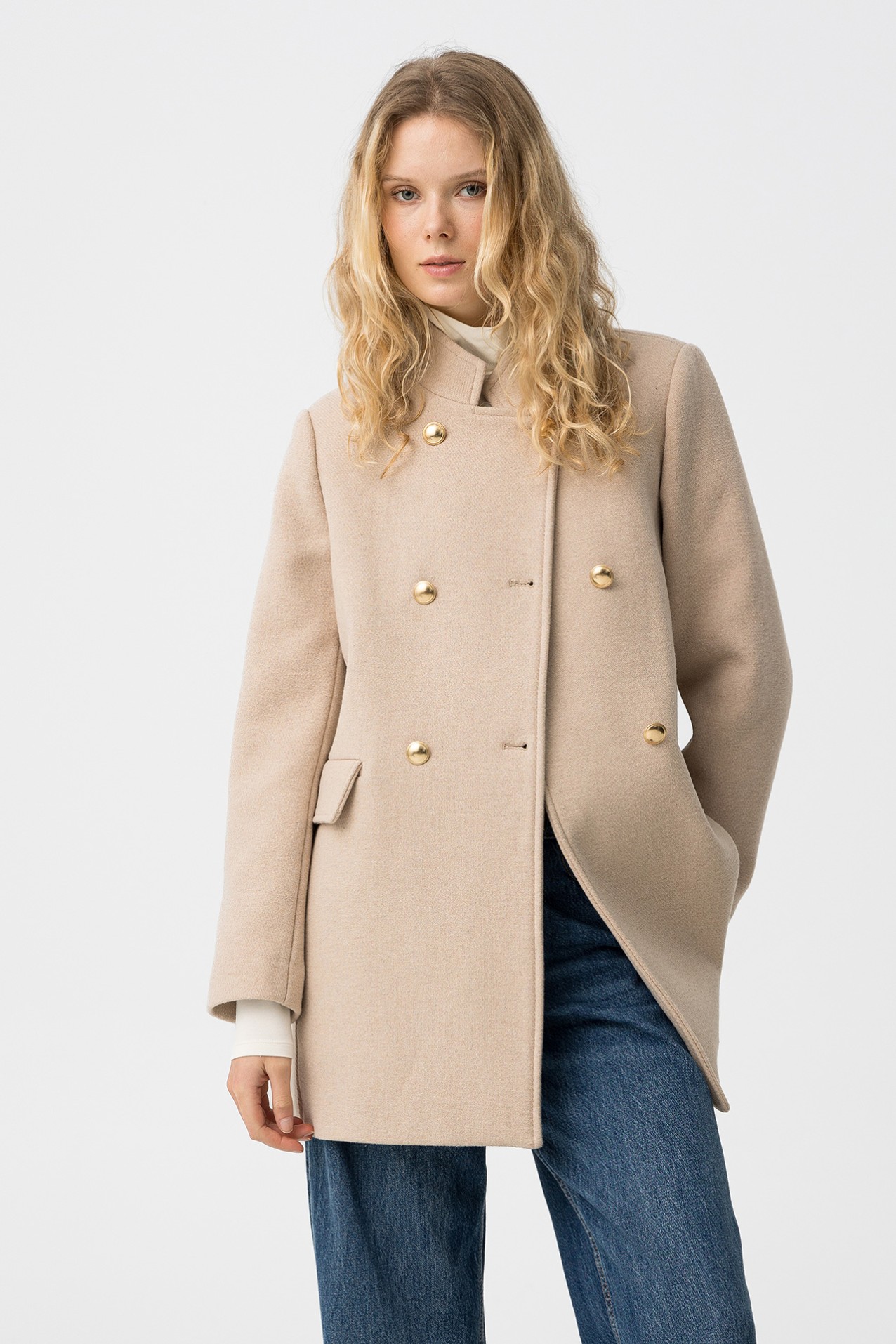 Long Slim Fit Coat