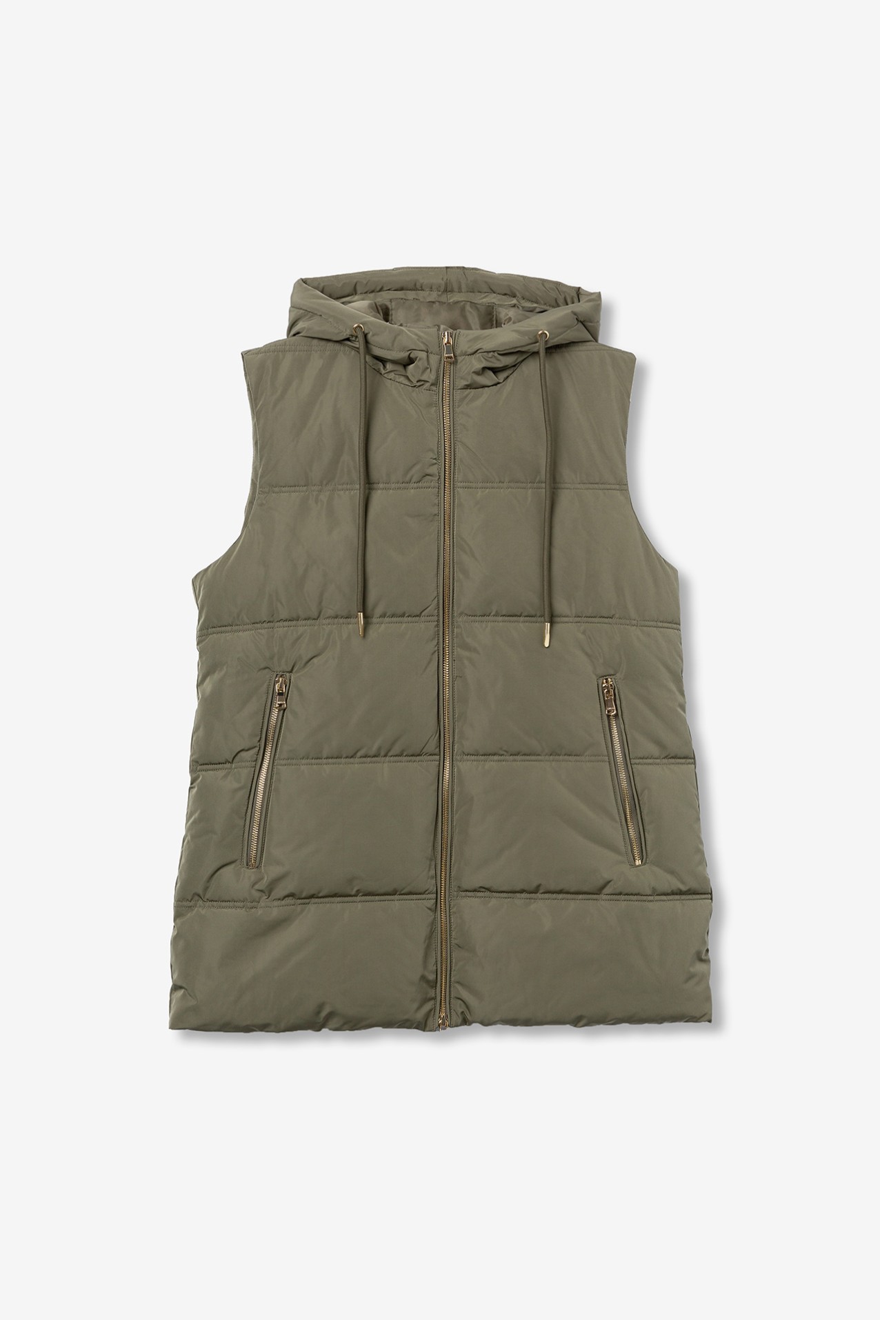 Colete Acolchoado com Capuz