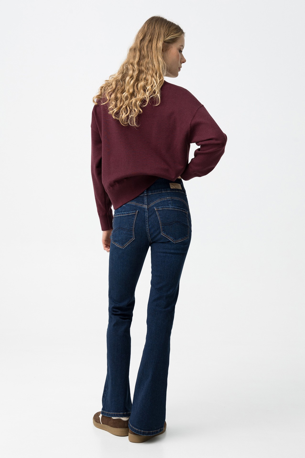 High-Waisted Flare Jeans