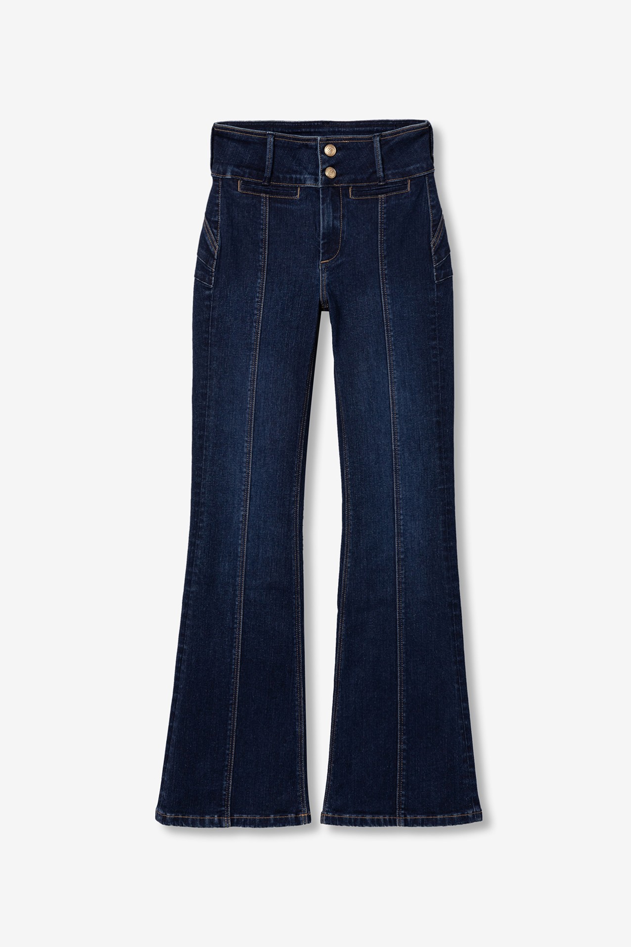 High-Waisted Flare Jeans
