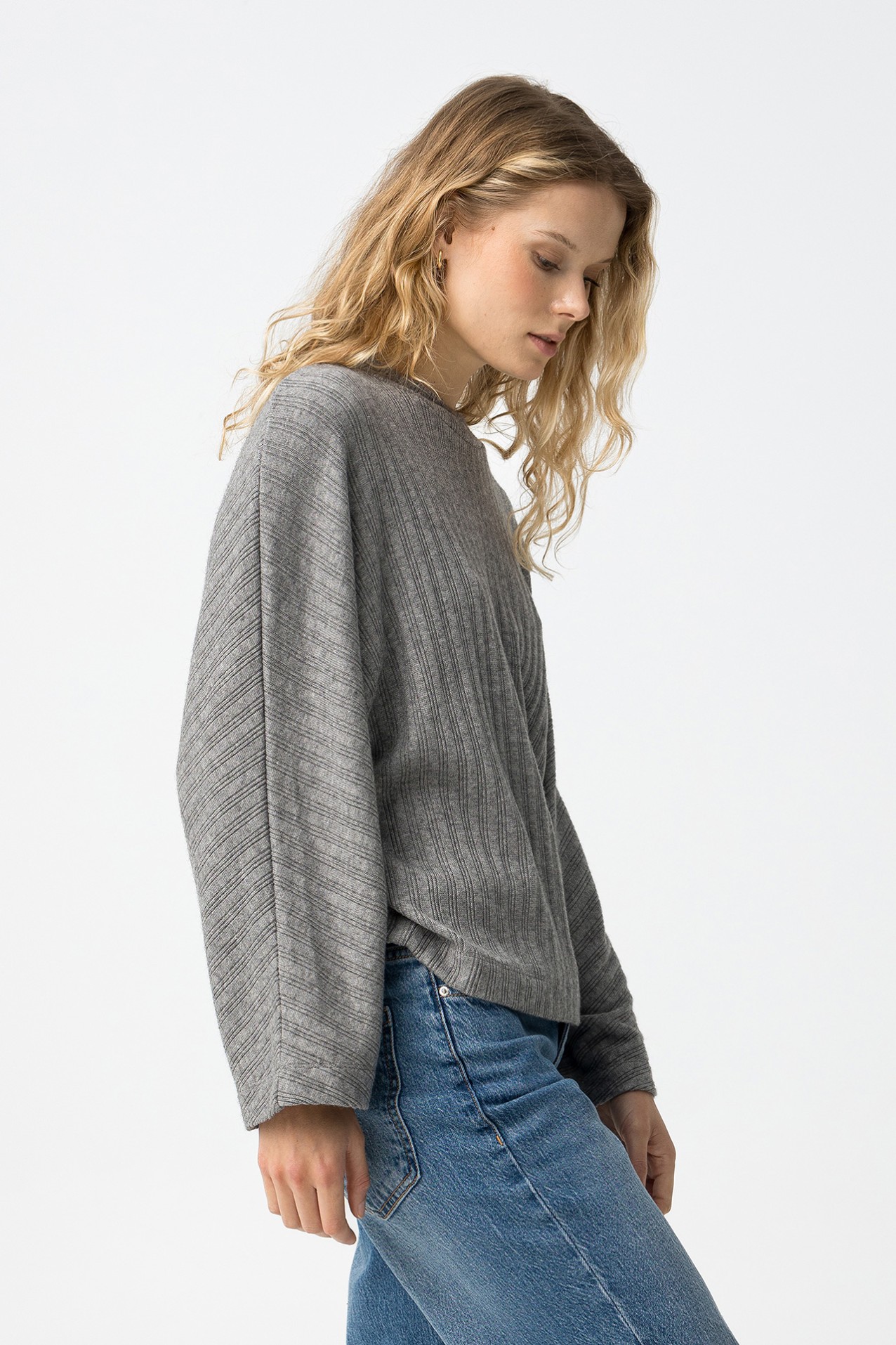 T-shirt Relaxed Cinza