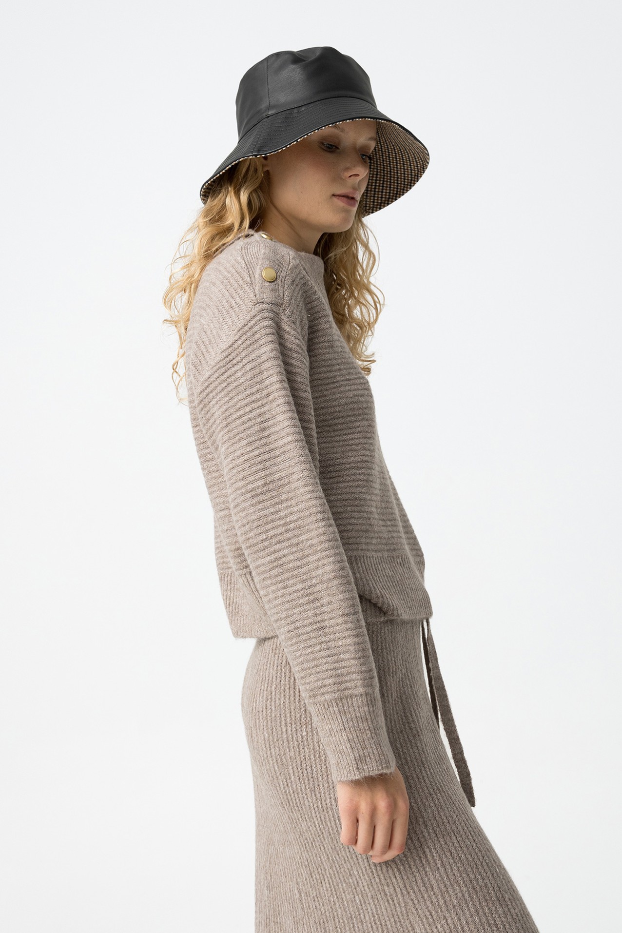Beige Knit Sweater