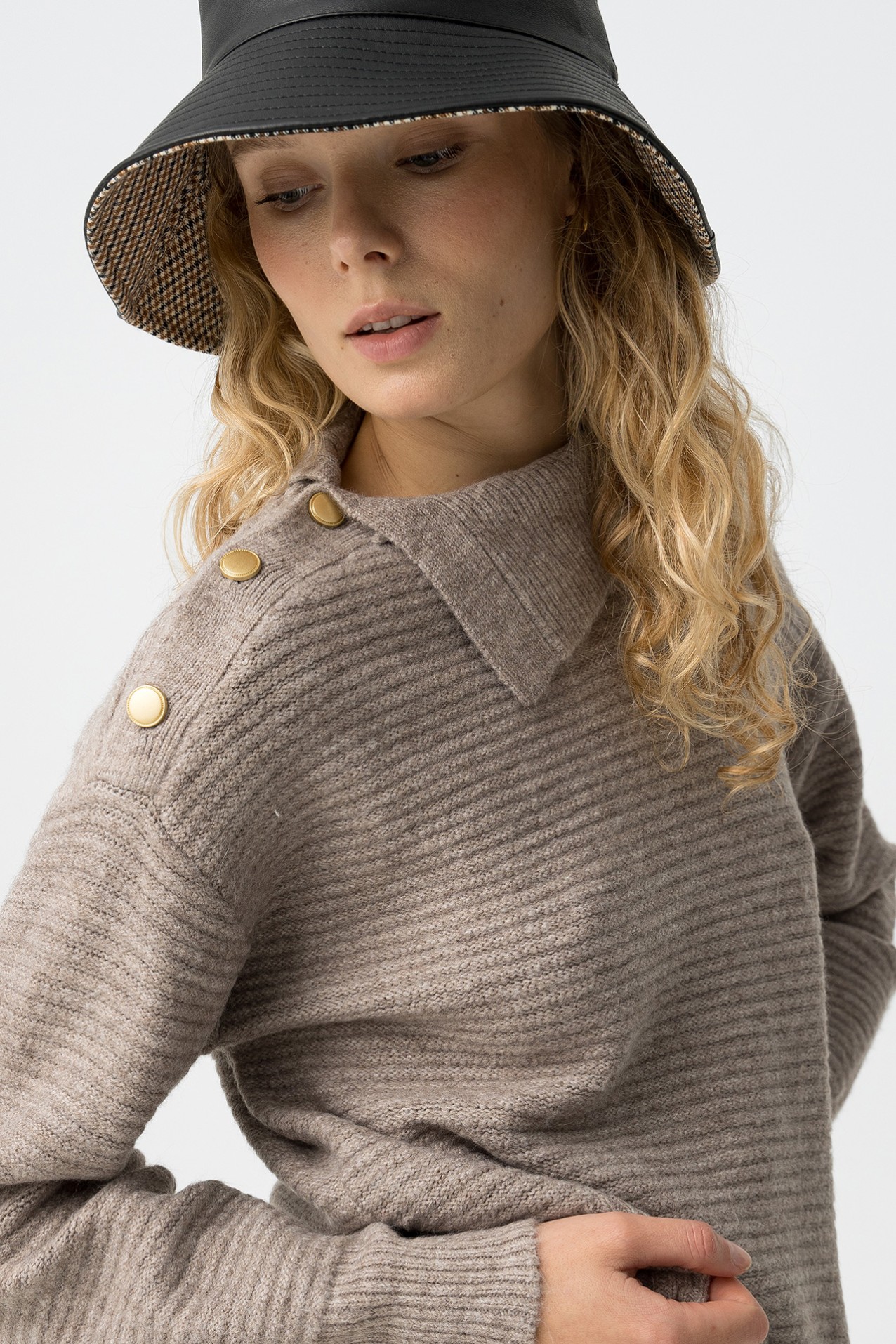 Beige Knit Sweater