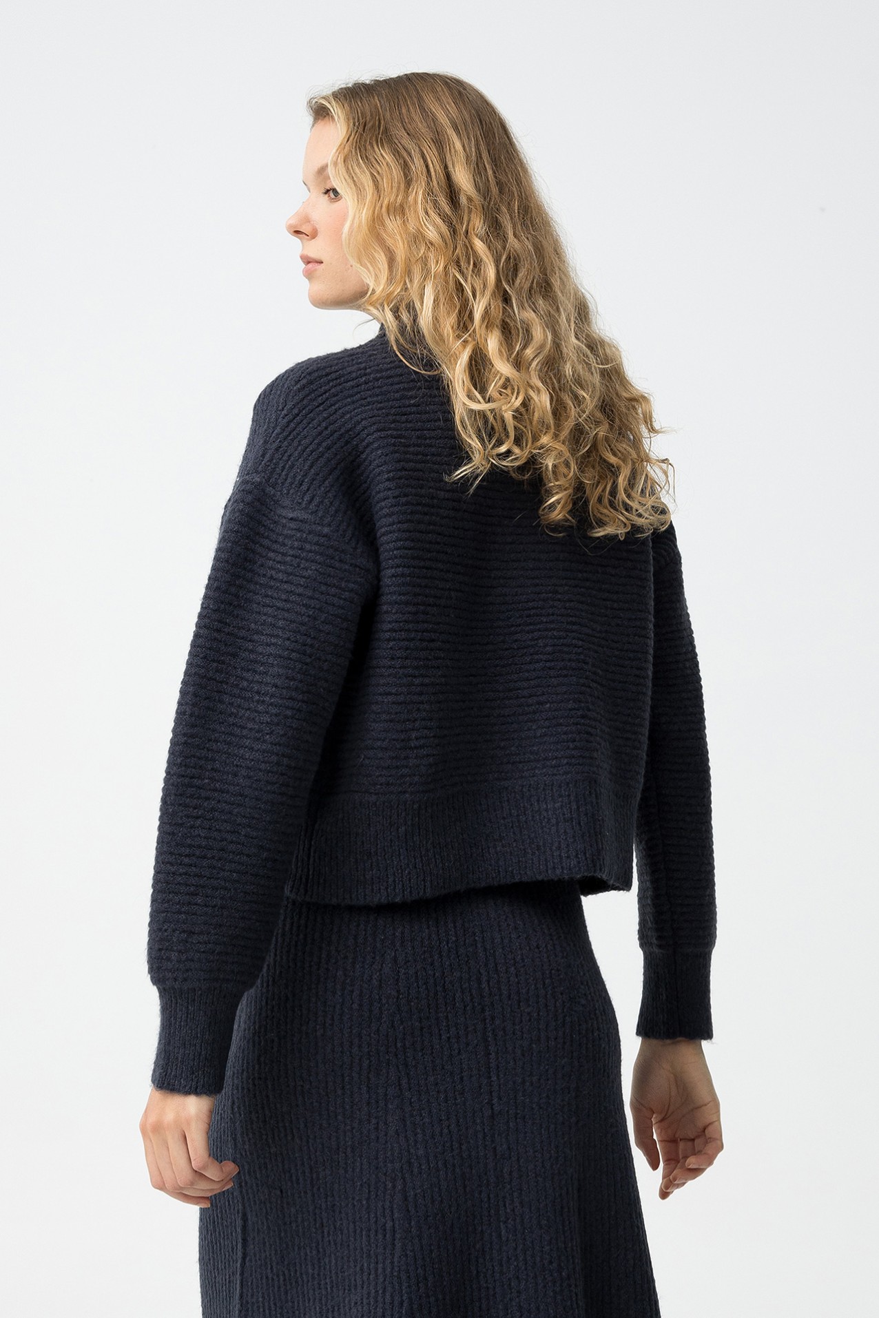 Navy Knit Sweater
