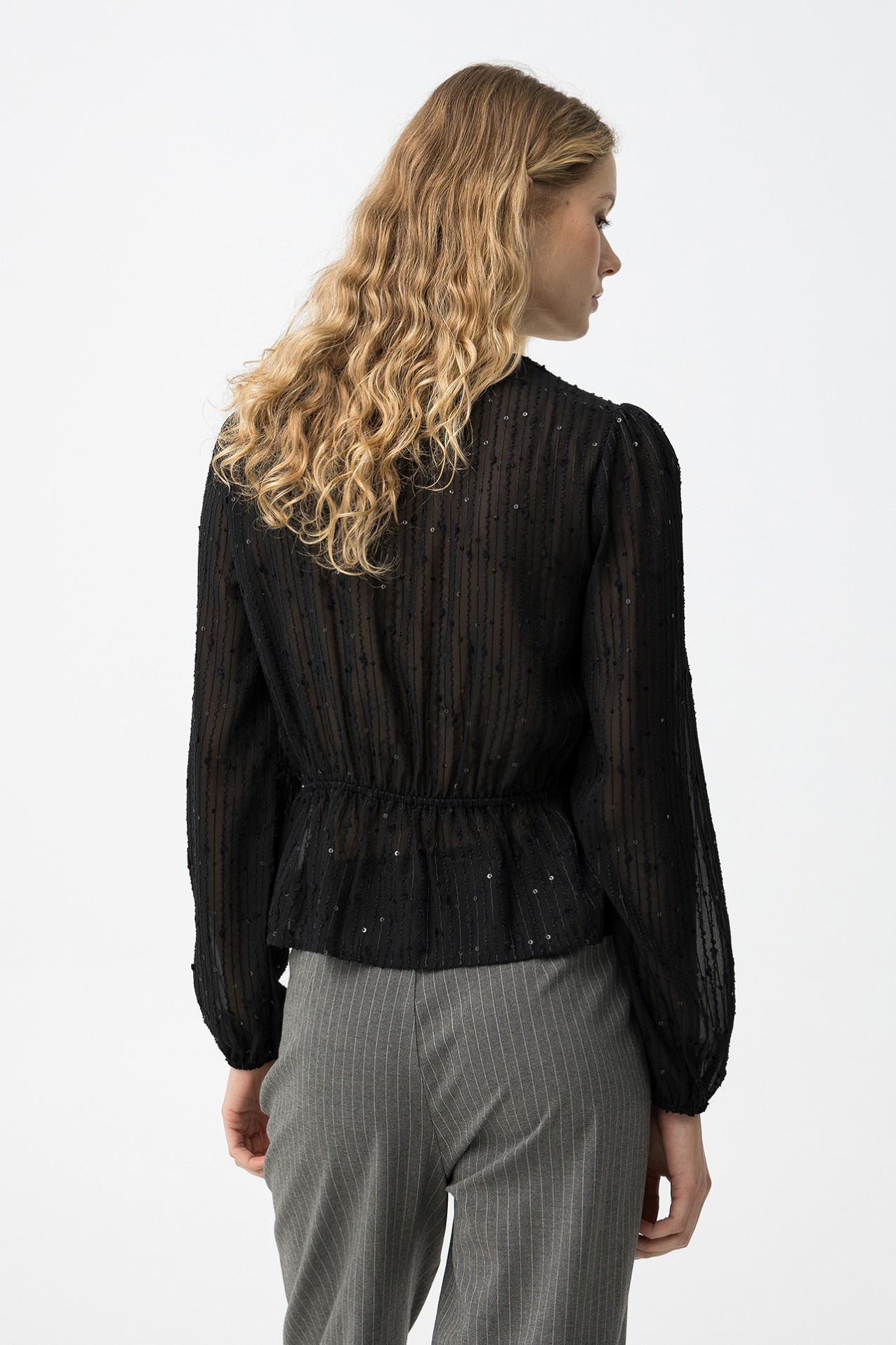 Blusa Preta Manga Comprida