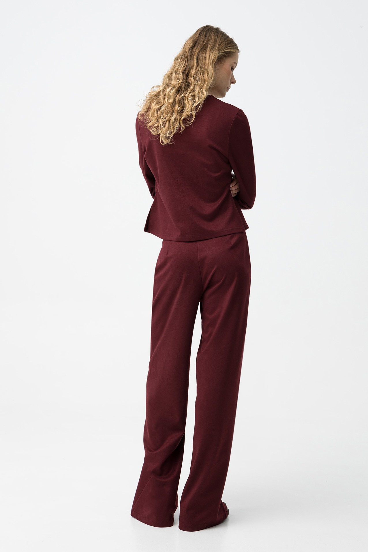 Pantalones Vino Elegantes