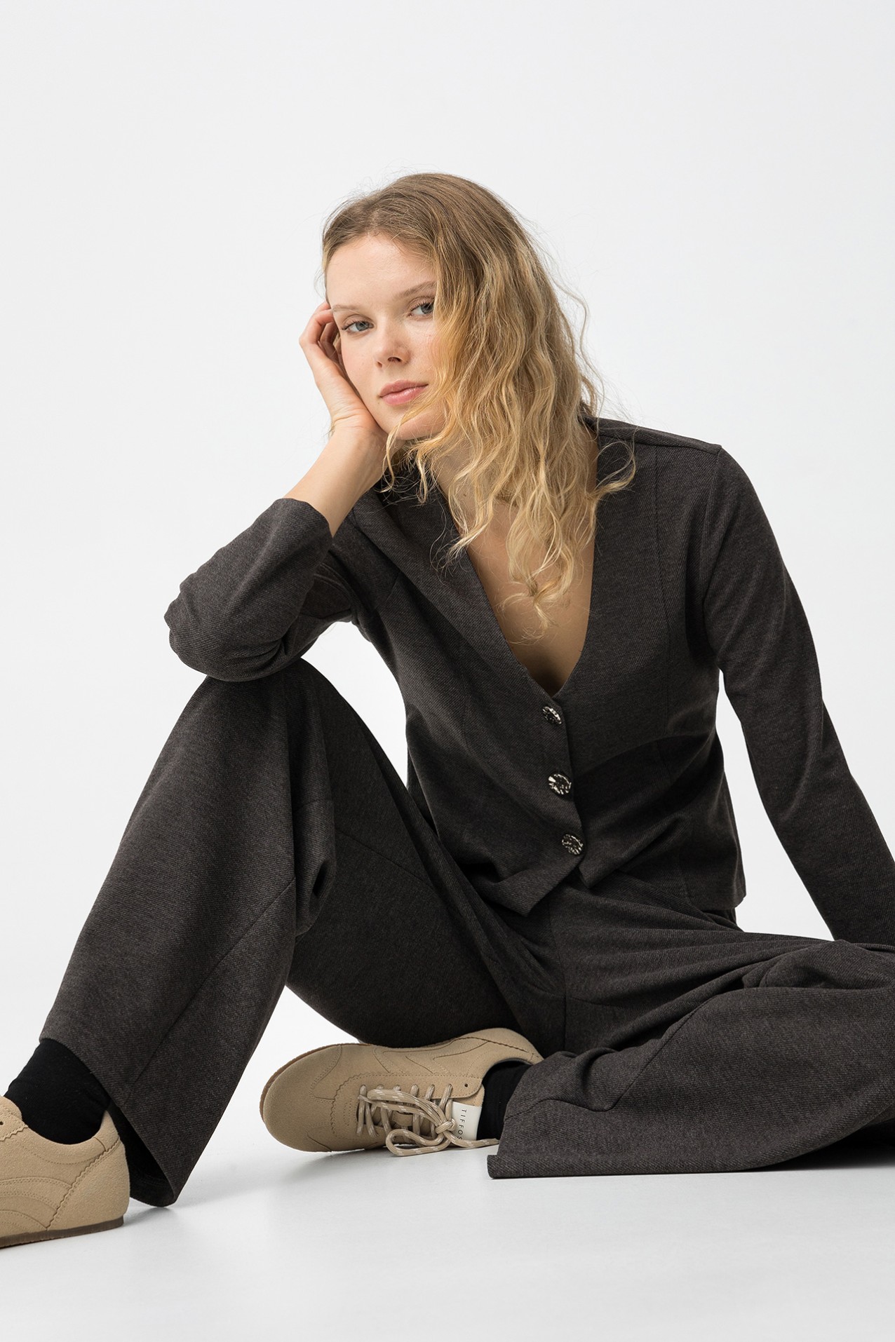 Gray Long Sleeve T-shirt