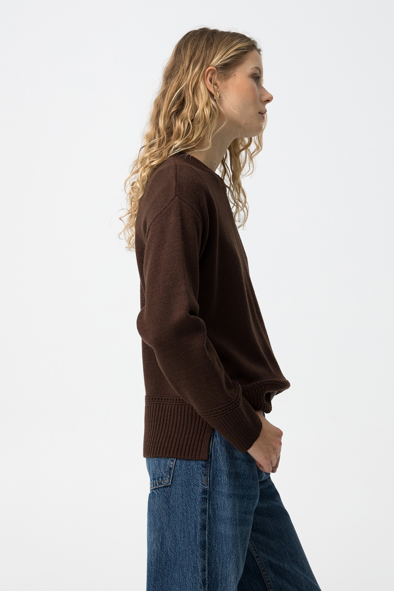 Brown Knit Sweater