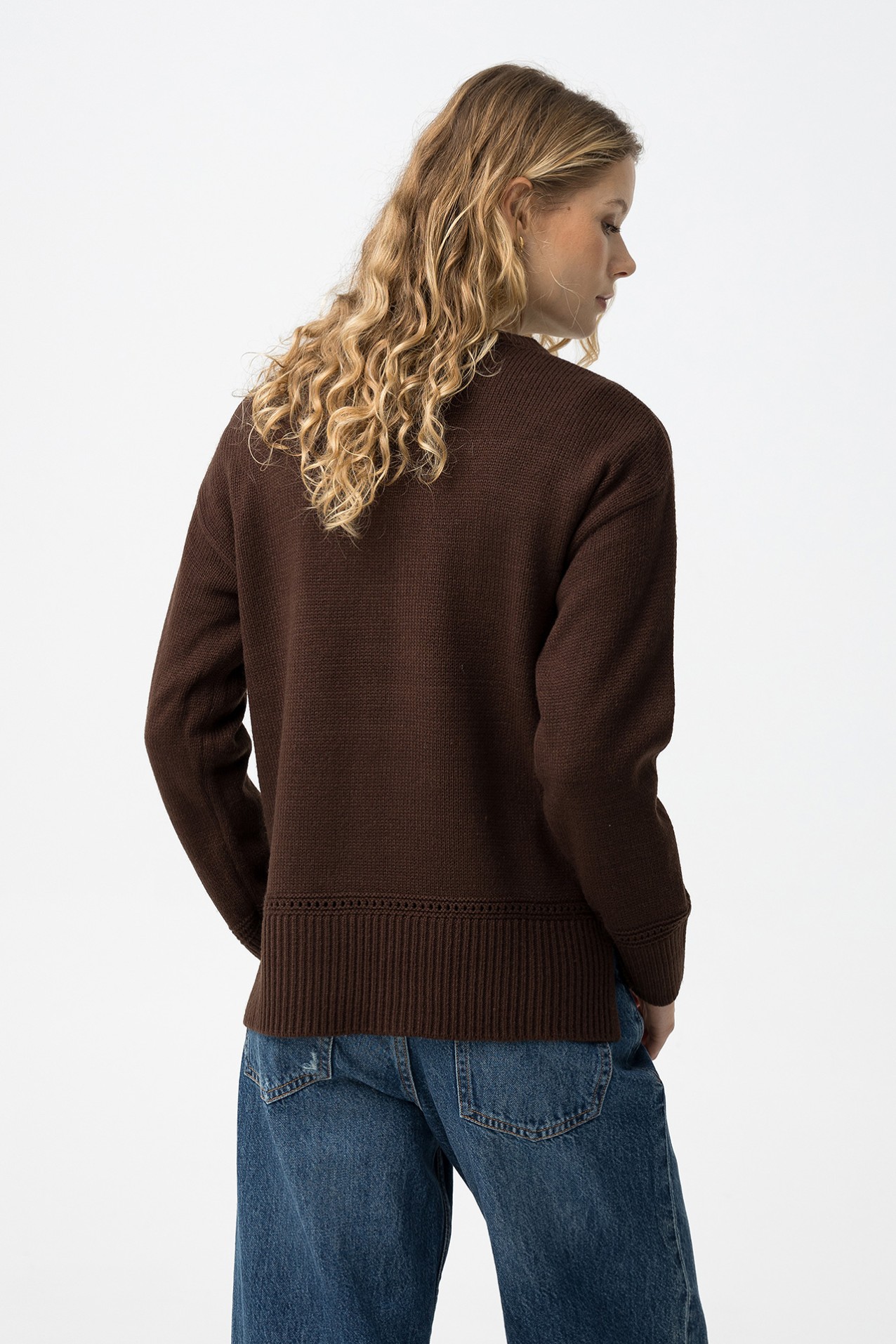 Brown Knit Sweater