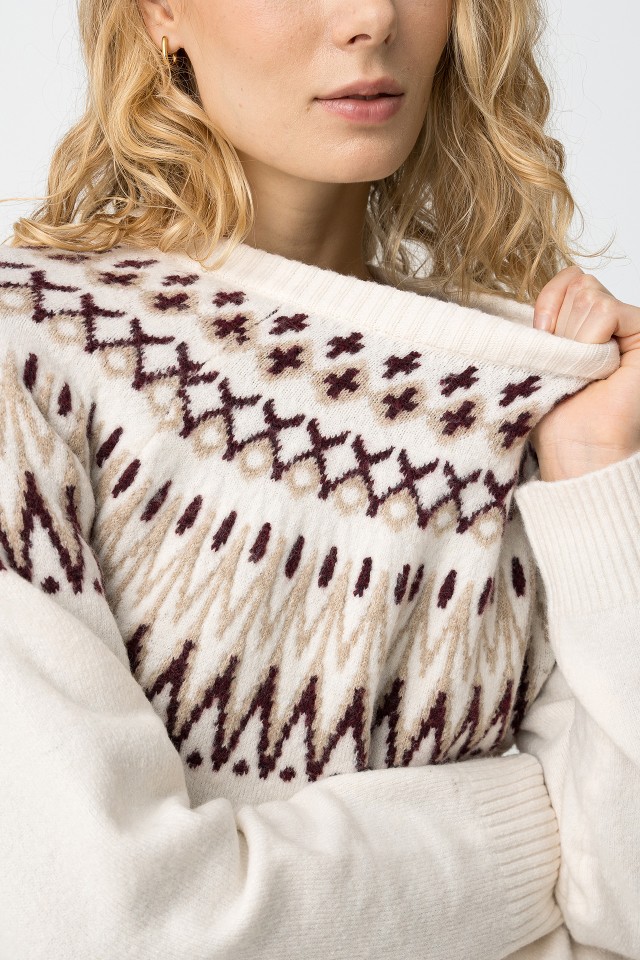 Fair Isle Knit Sweater