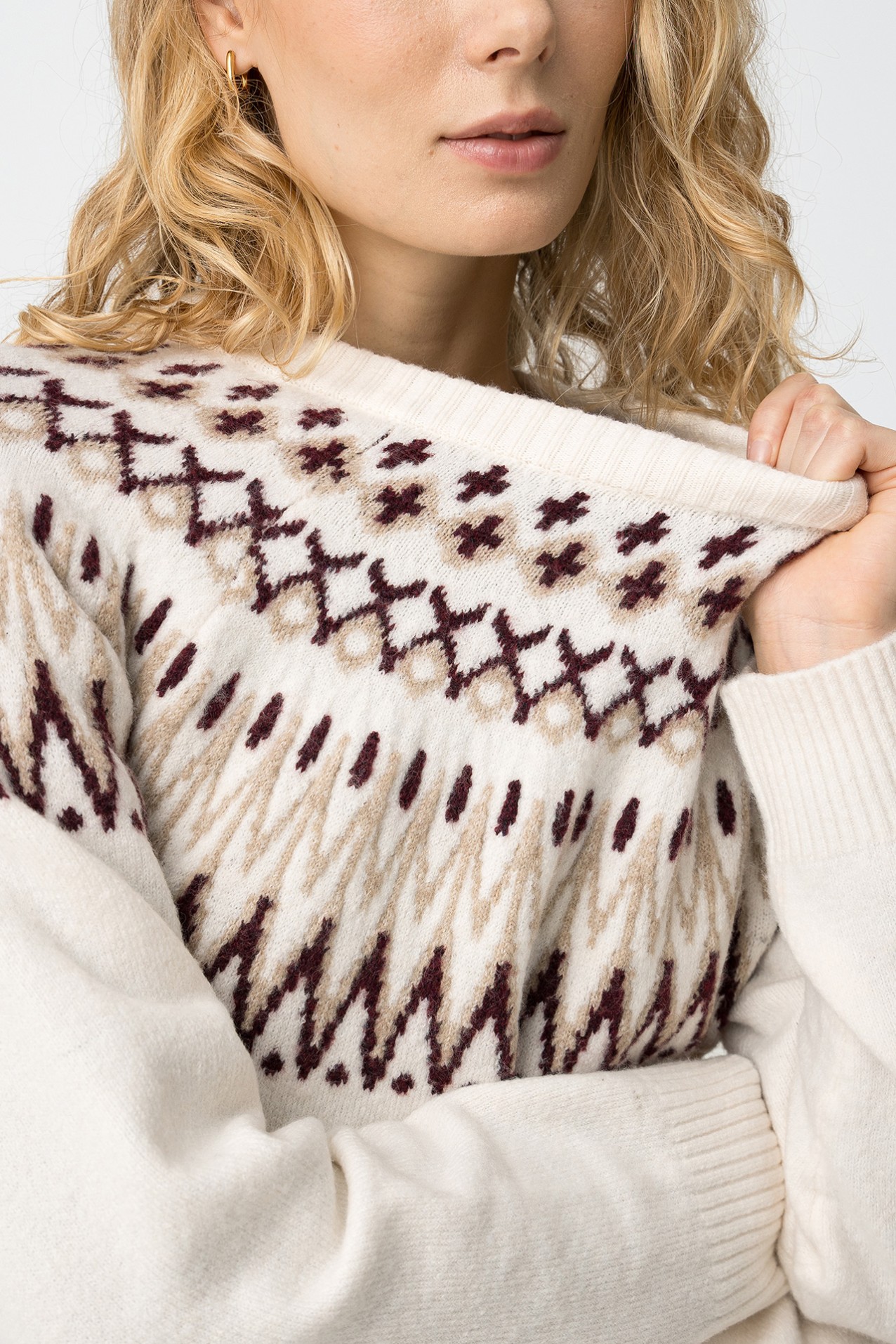 Fair Isle Knit Sweater