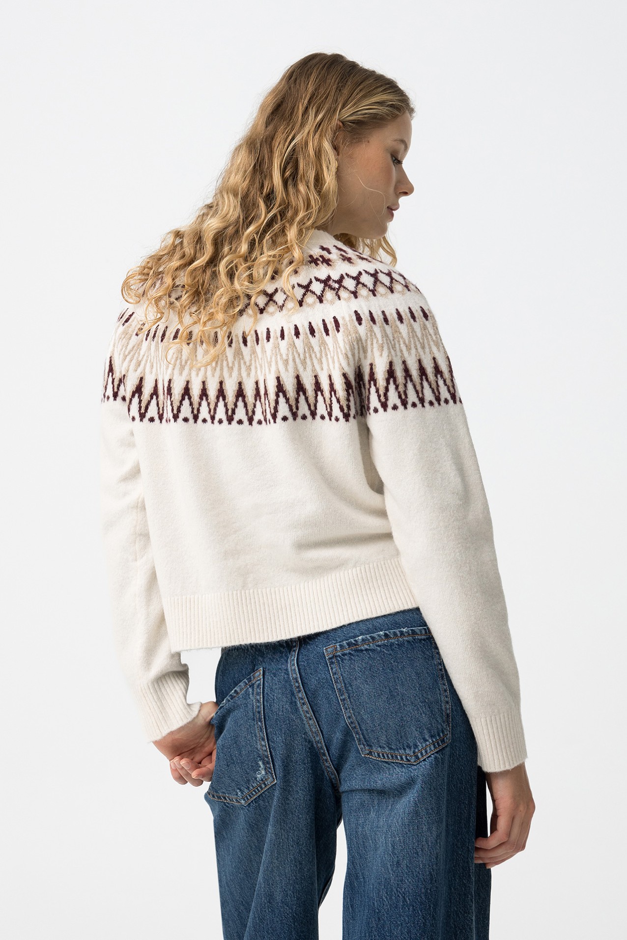 Fair Isle Knit Sweater