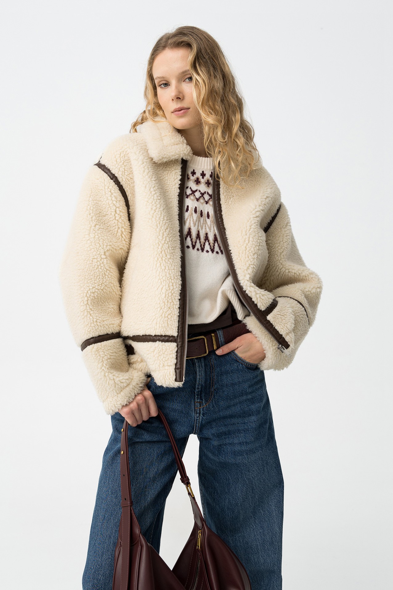 Combined Sherpa-Effect Coat