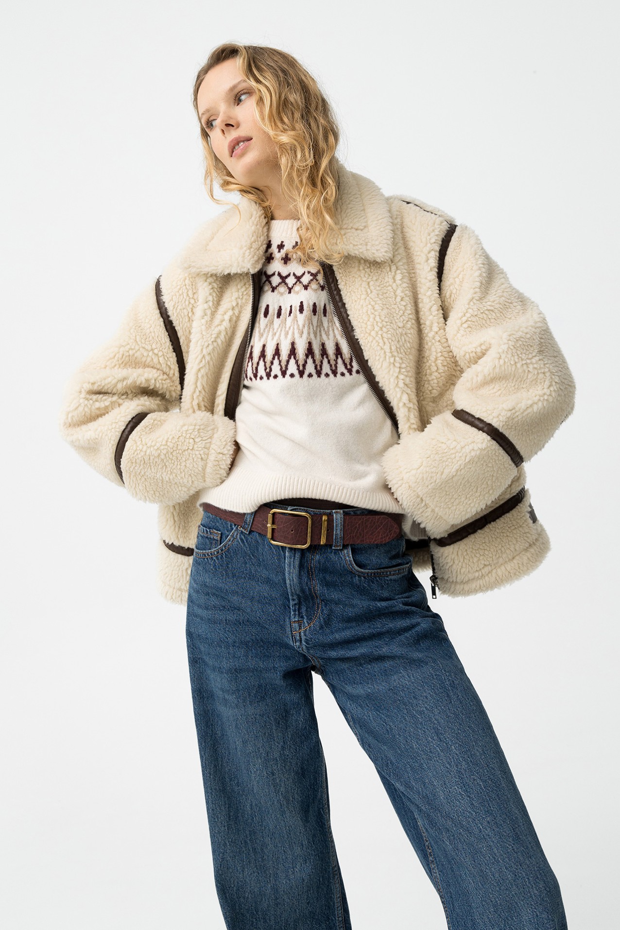 Combined Sherpa-Effect Coat