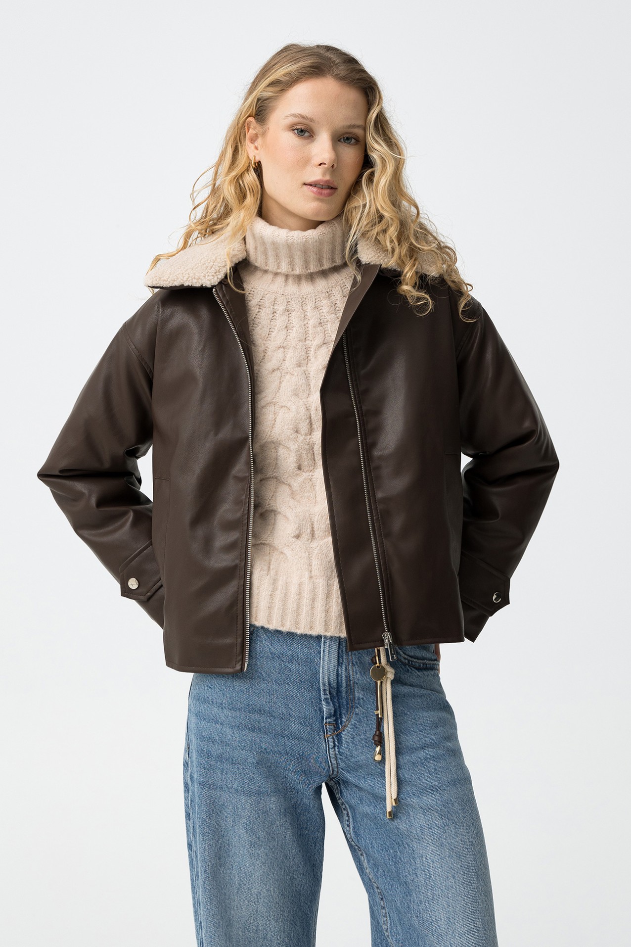 Chocolate Relaxed Jacket