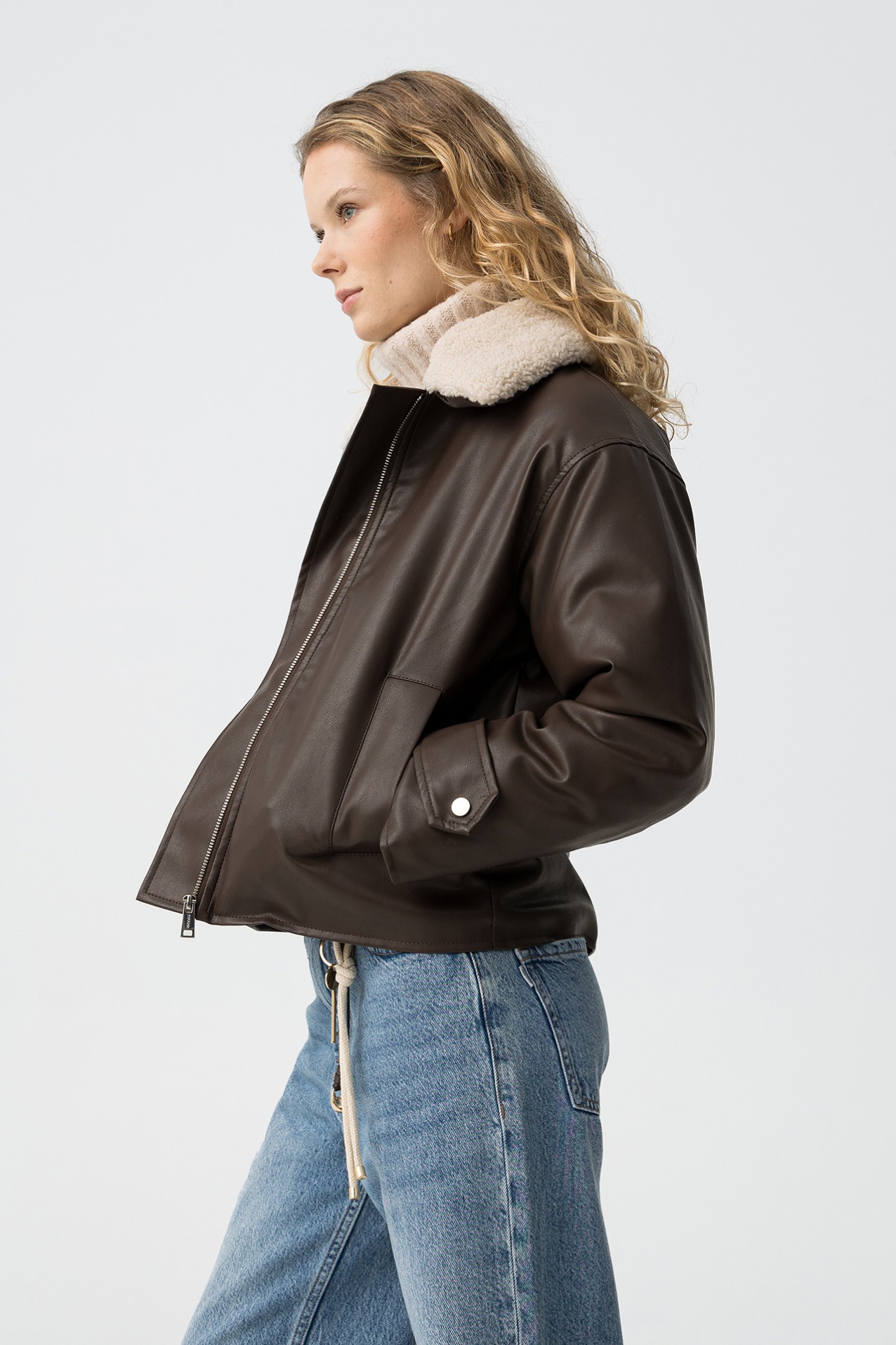 Chocolate Relaxed Jacket