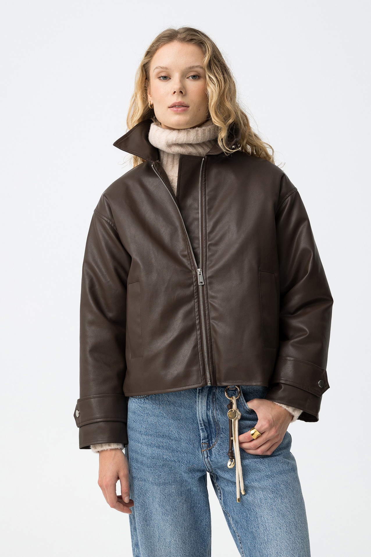 Chocolate Relaxed Jacket