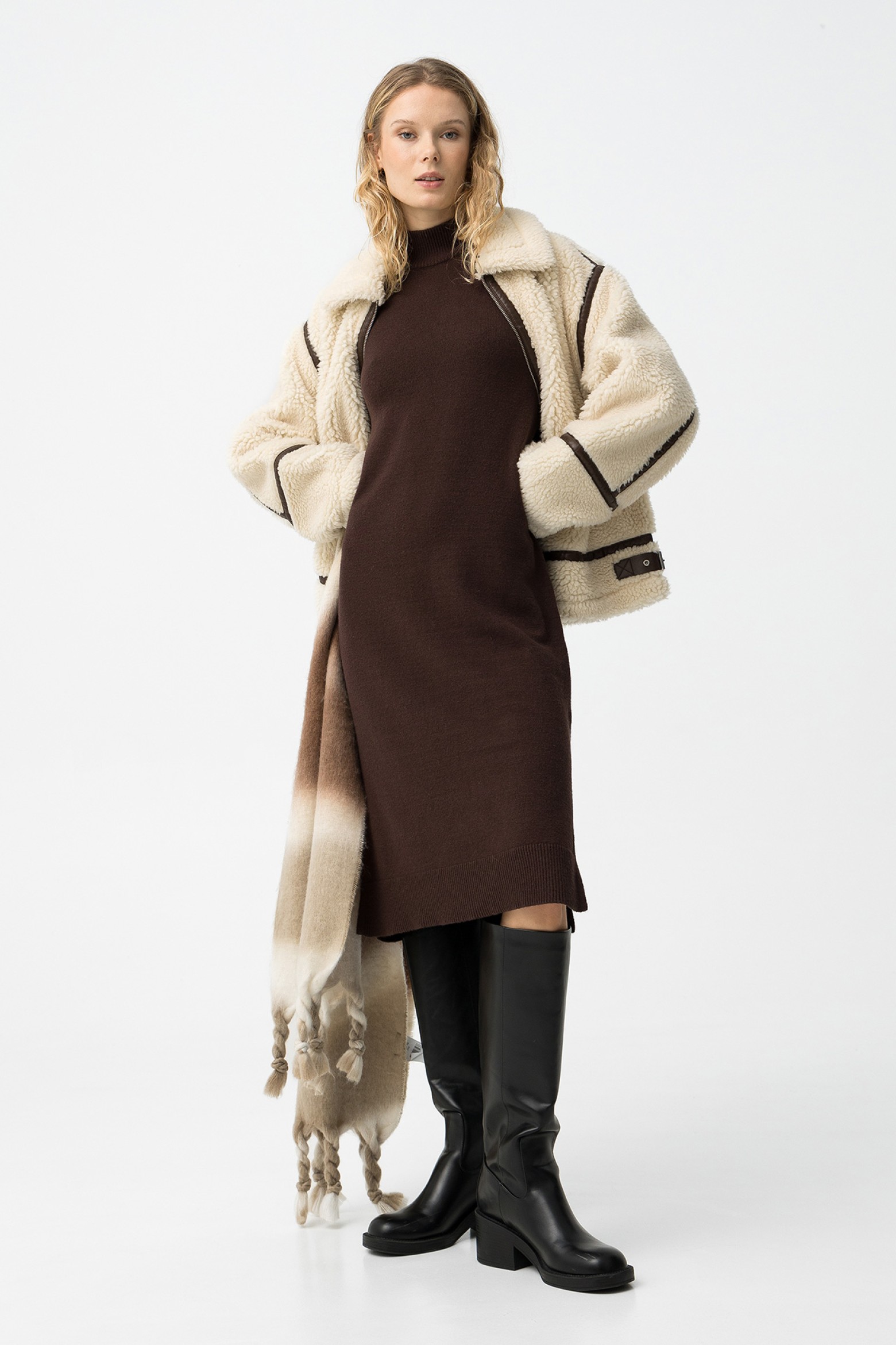 Chocolate Knit Dress