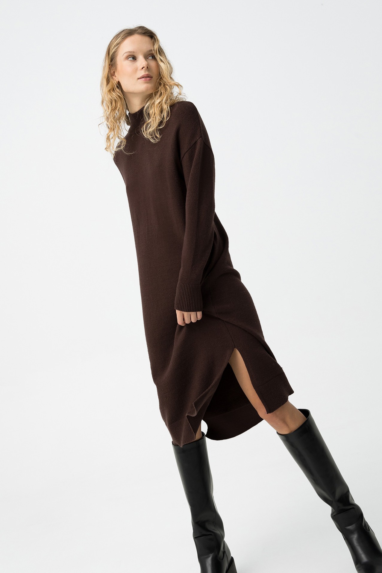 Chocolate Knit Dress