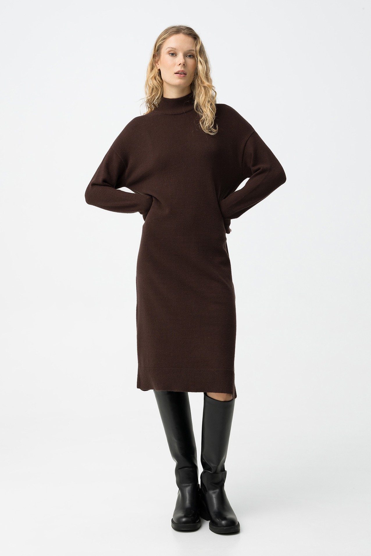 Chocolate Knit Dress