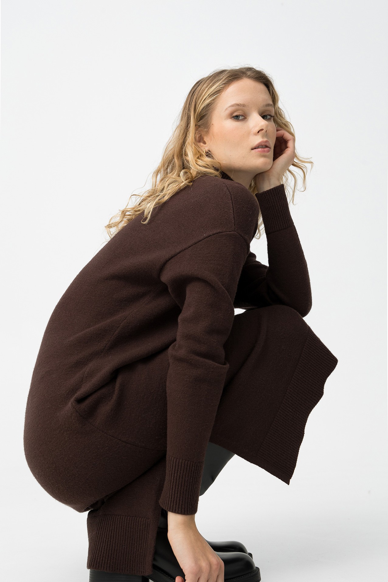 Chocolate Knit Dress