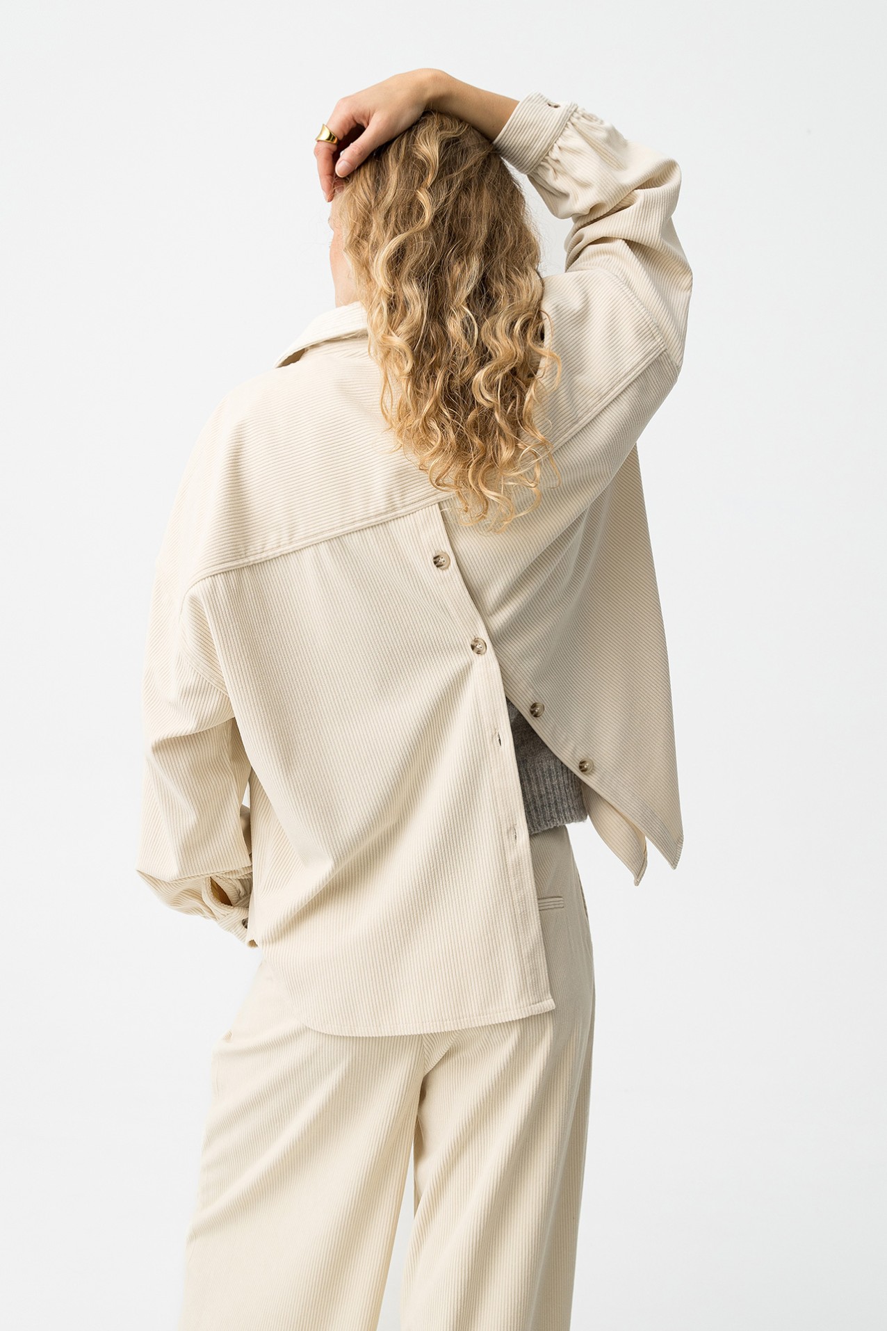 Camisa Oversize Bege