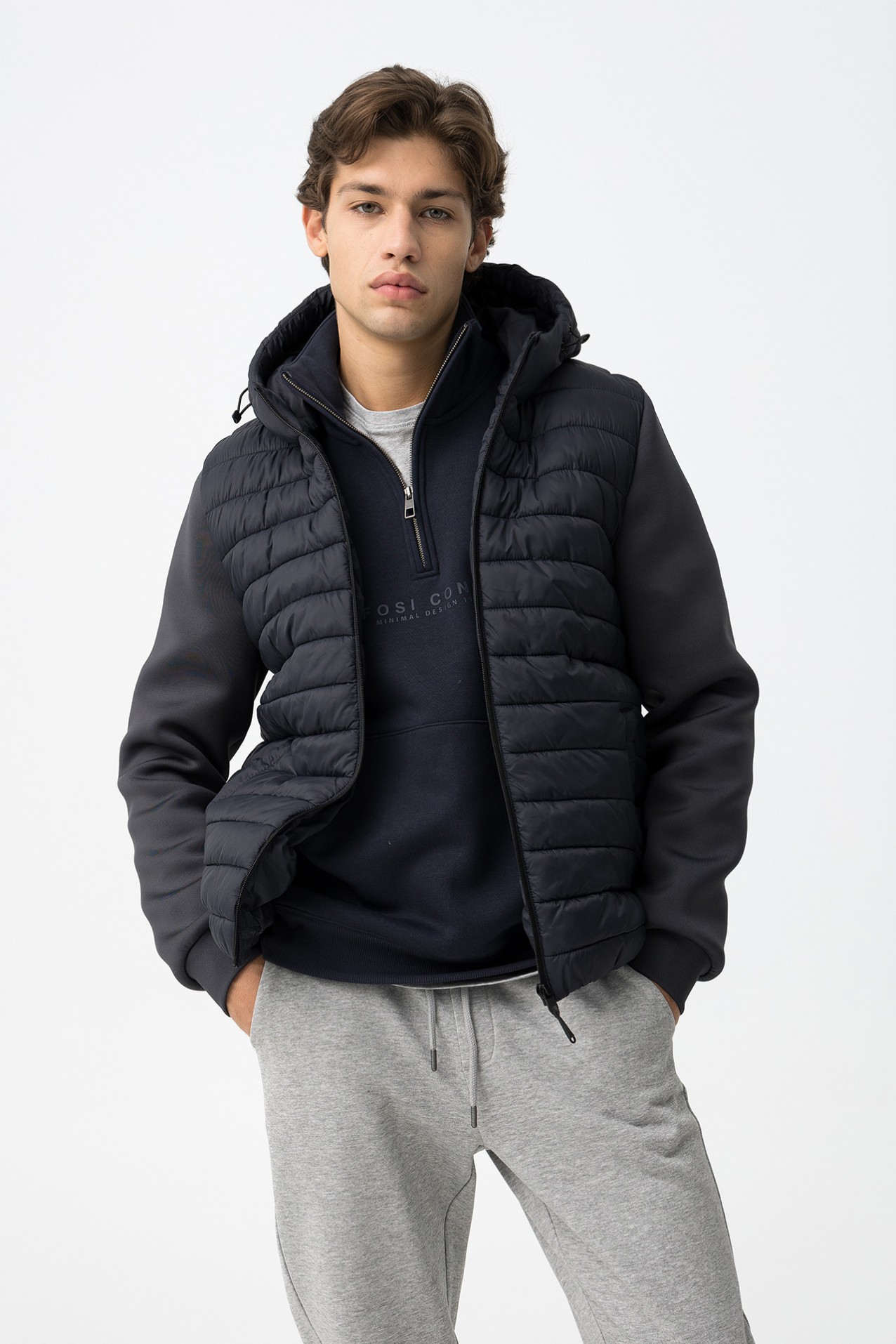 Casaco Acolchoado com Capuz