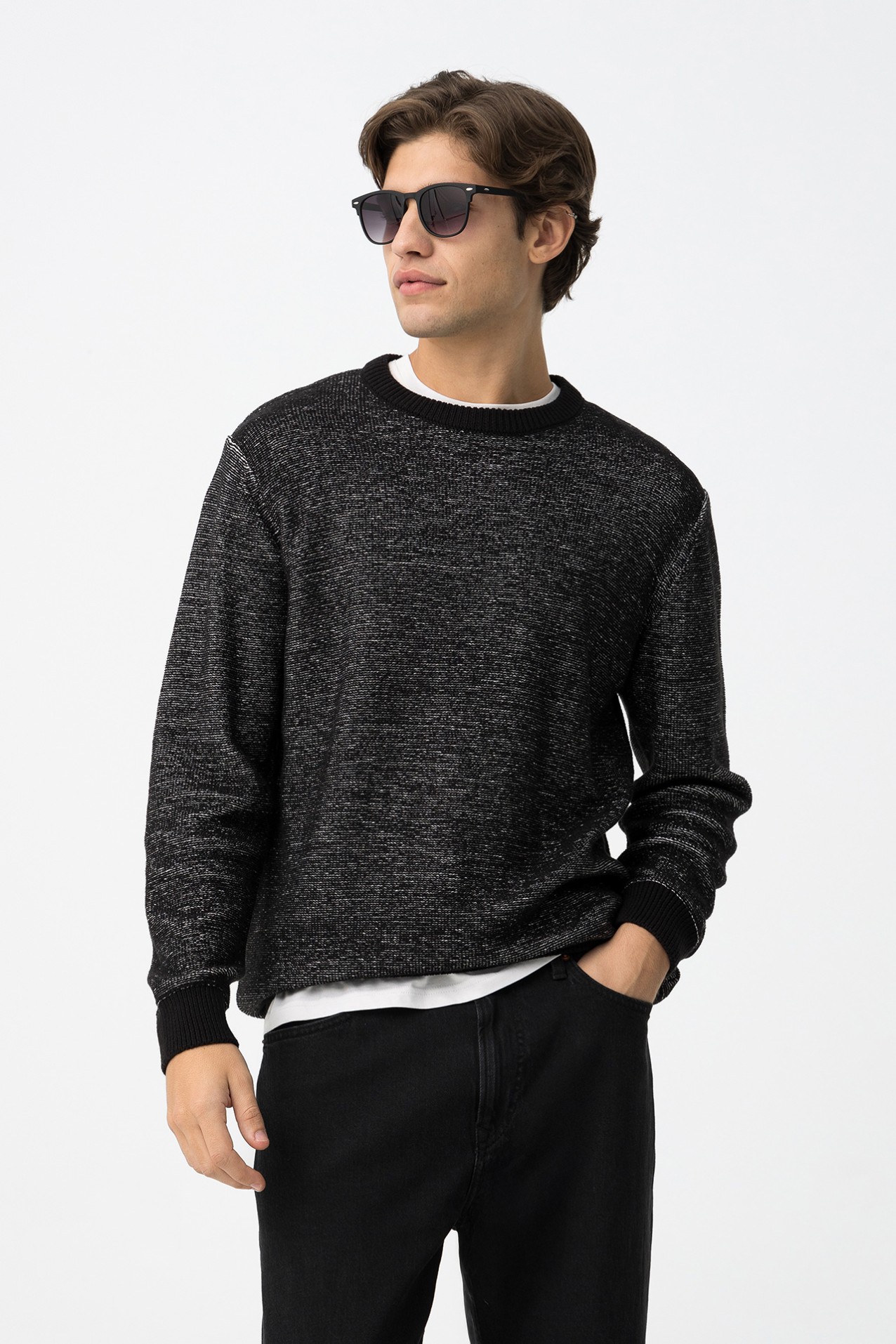Regular Fit Knit Sweater