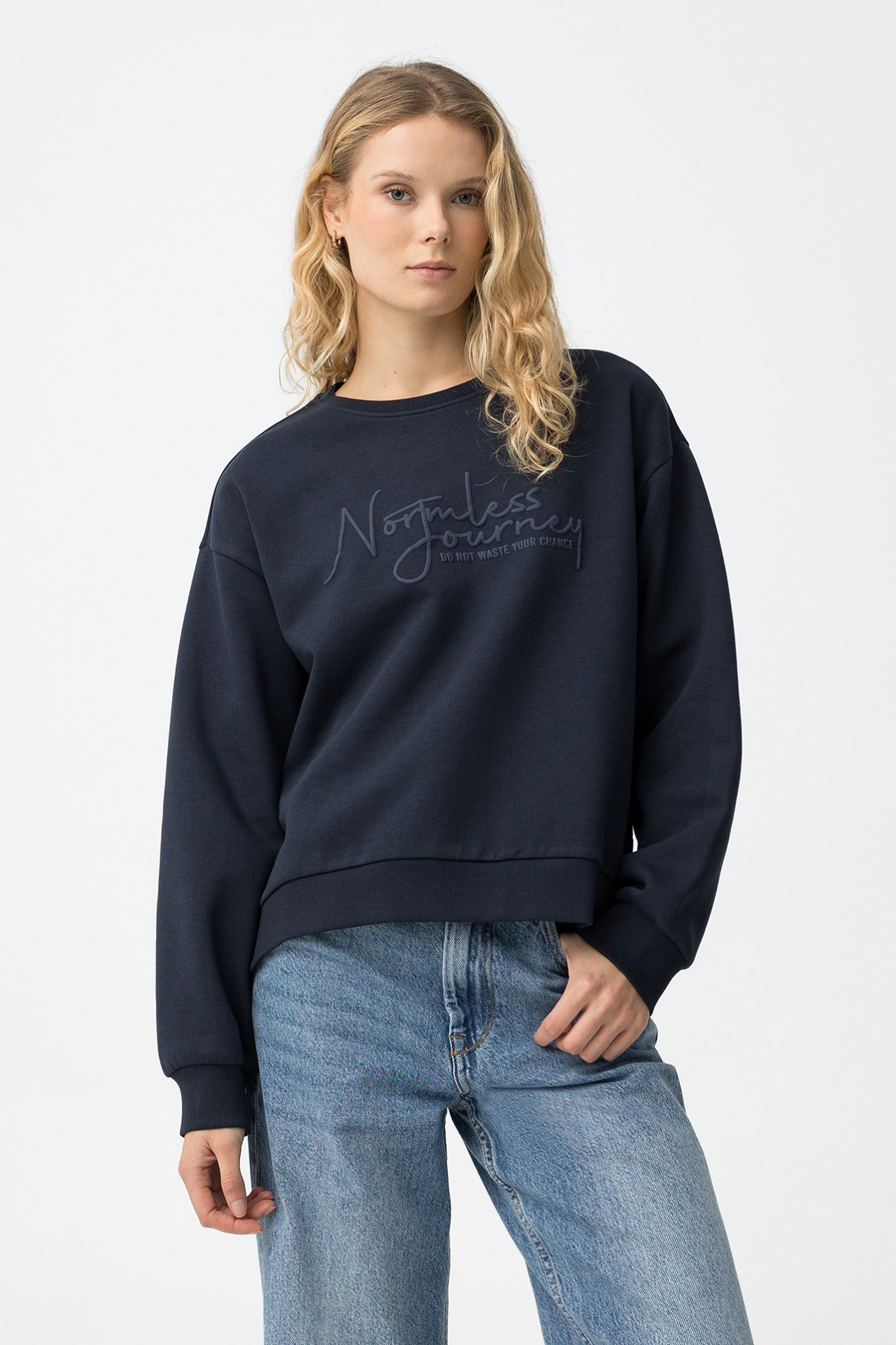 Sudadera Azul Casual