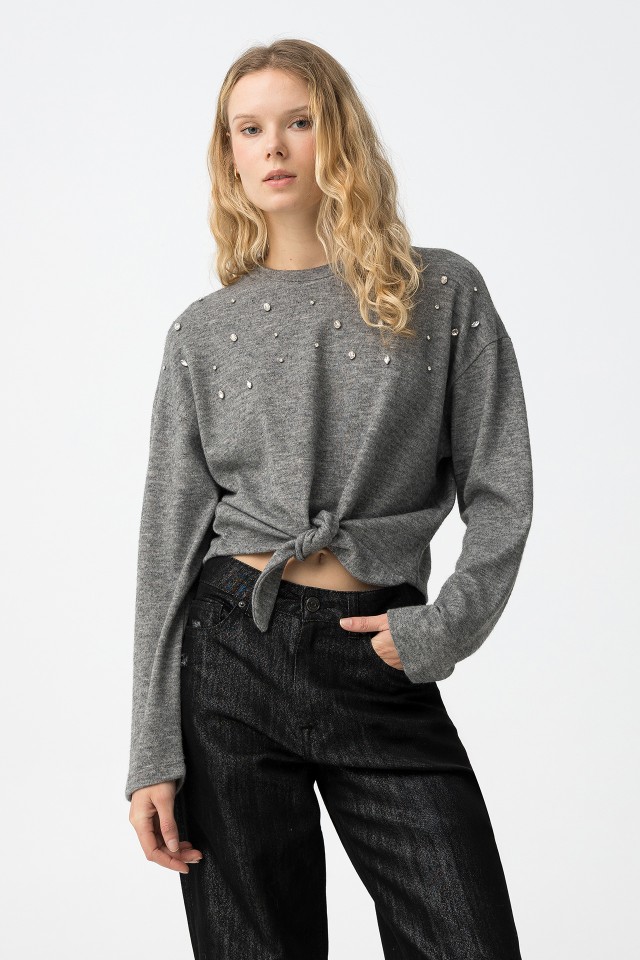 T-shirt Cinzento Melange