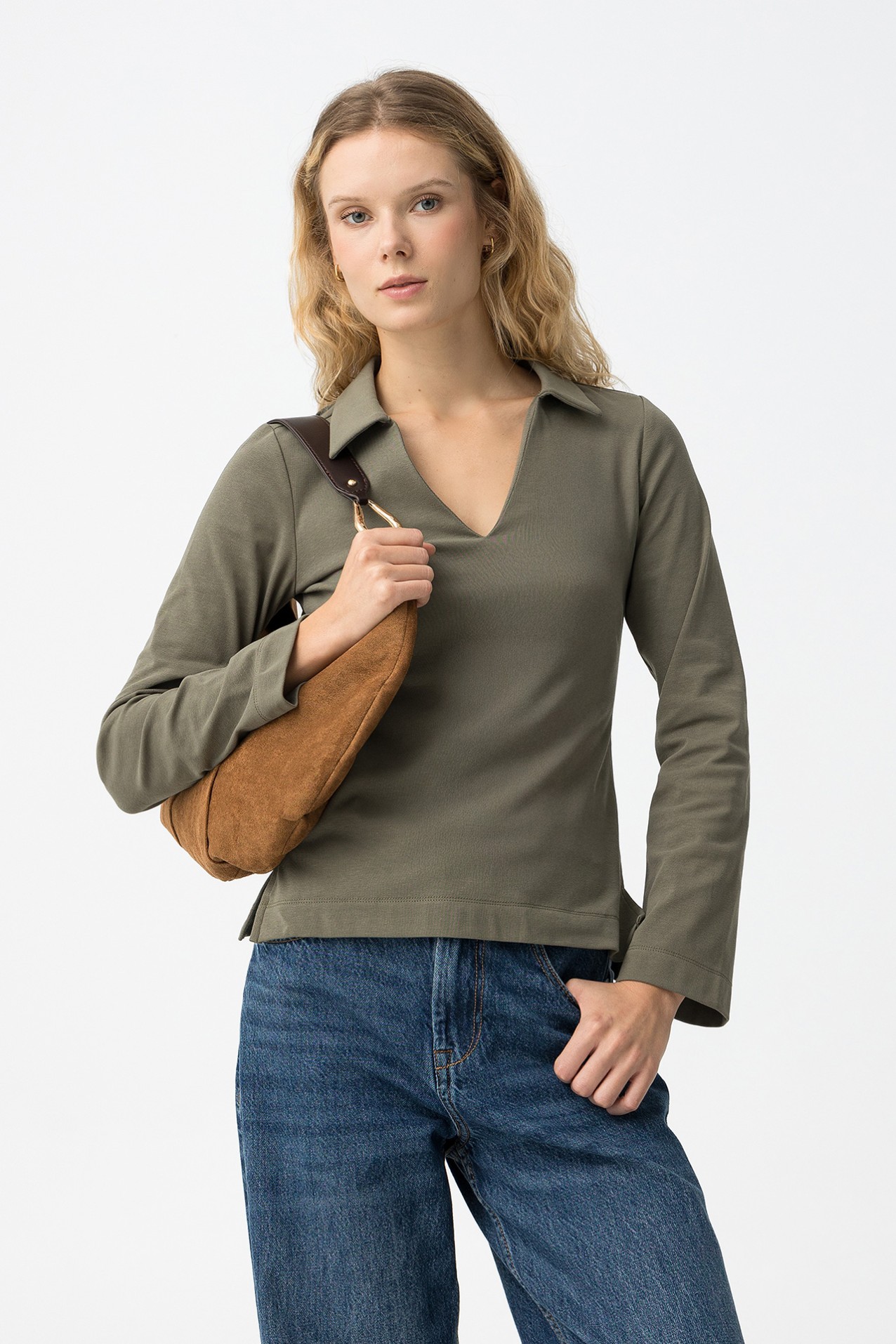 Camiseta Manga Larga Verde