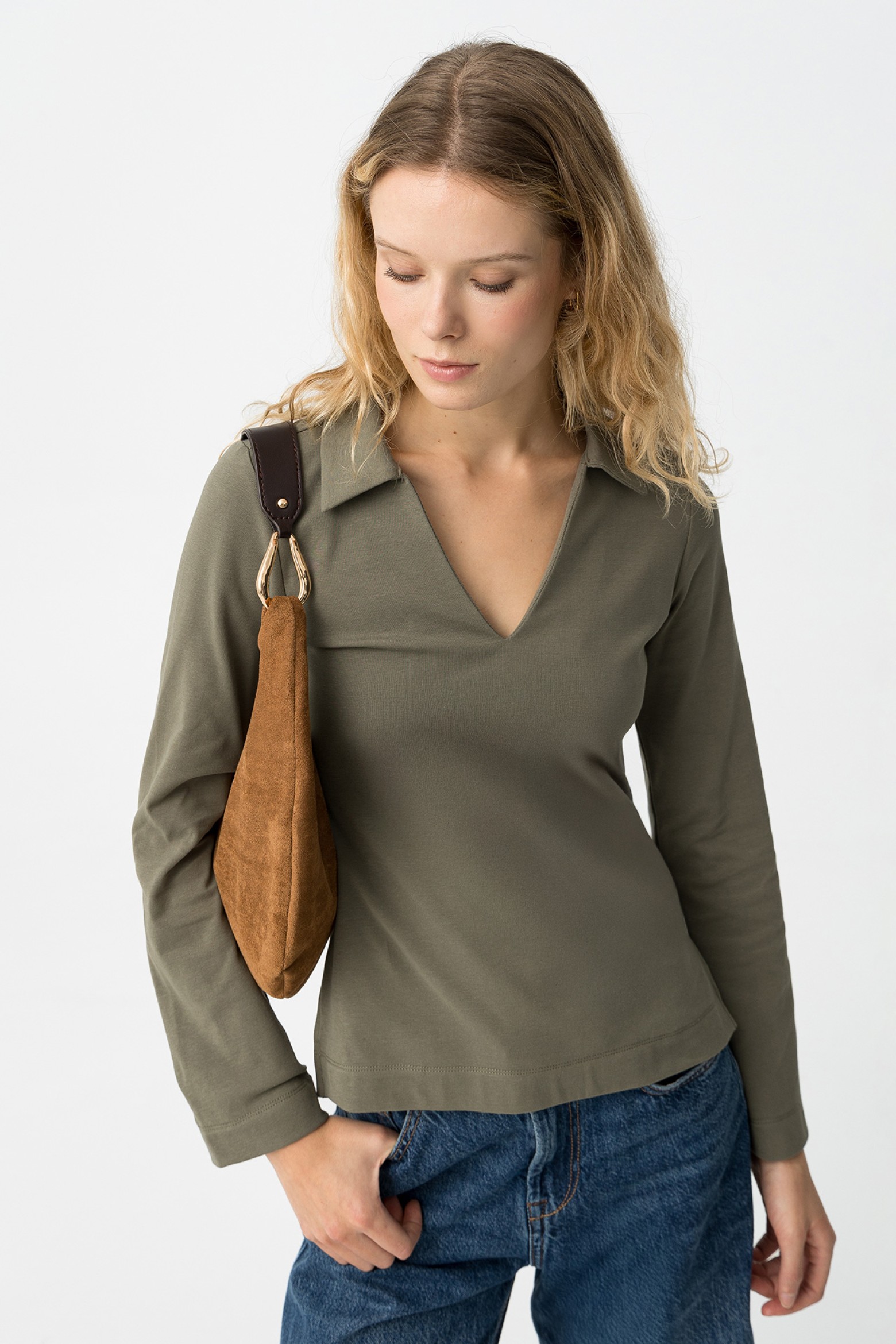 Camiseta Manga Larga Verde