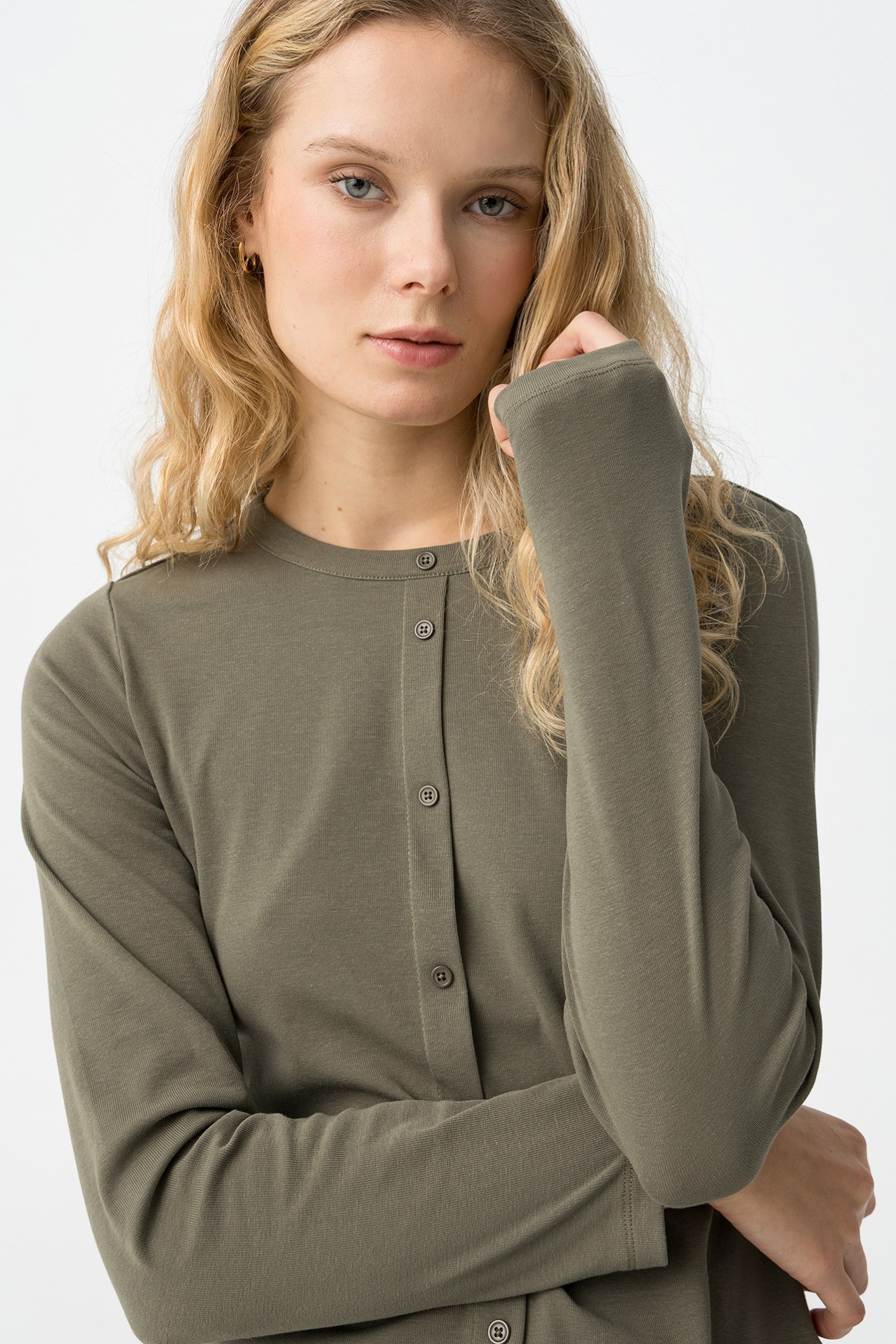 Camiseta Manga Larga Verde