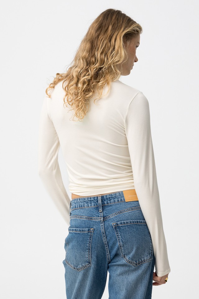 Camiseta manga larga cruda Camiseta manga larga cruda