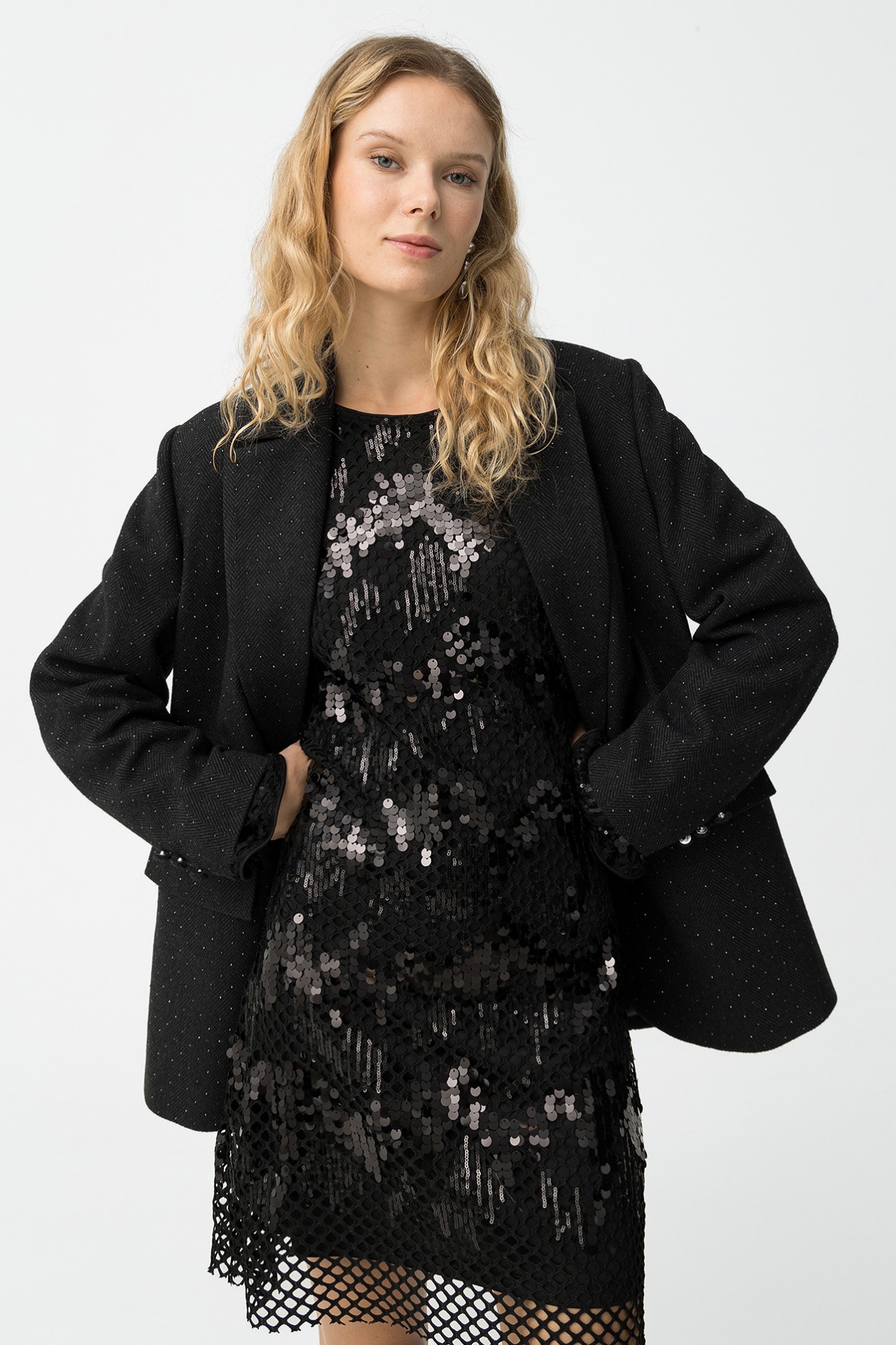 Black Relaxed Fit Blazer