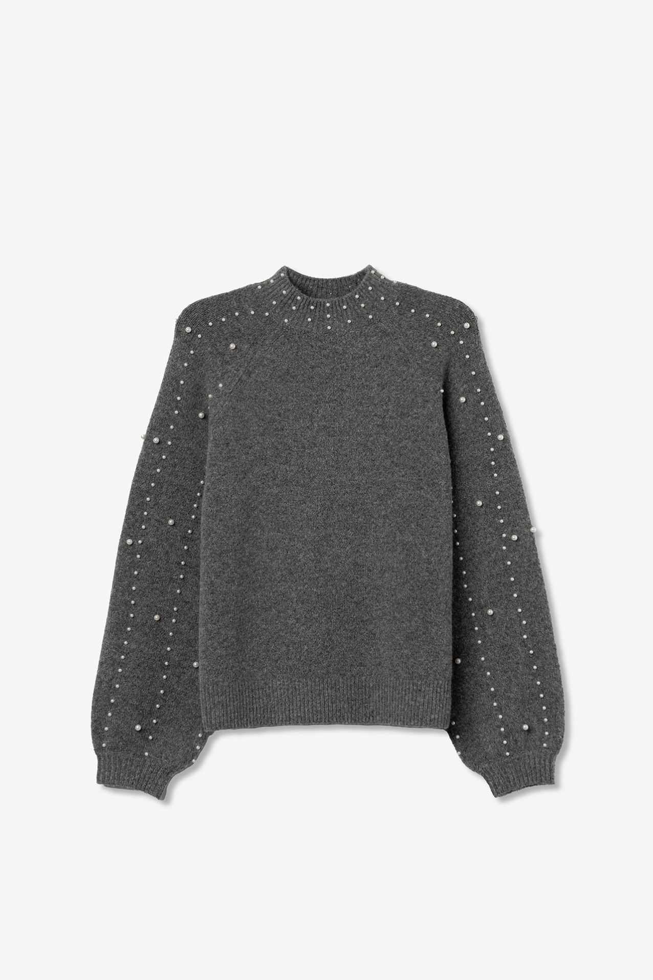 Camisola Cinza Tricotada