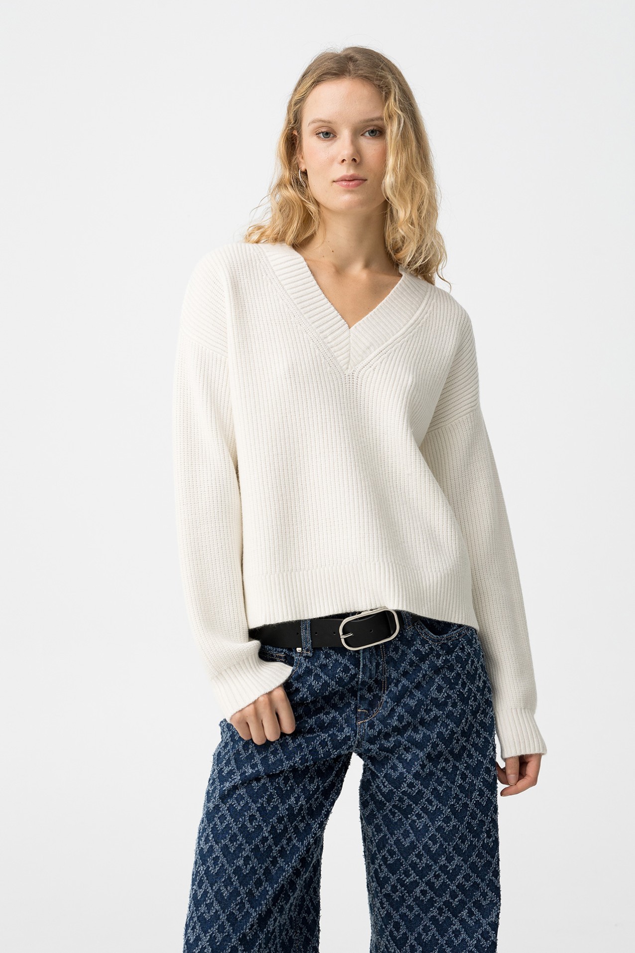 Camisola Relaxed Tricotada