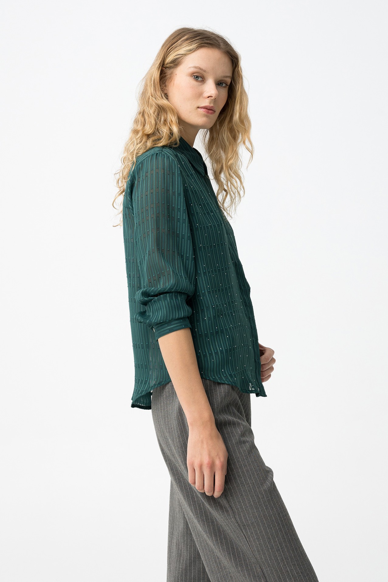 Green Long Sleeve Shirt
