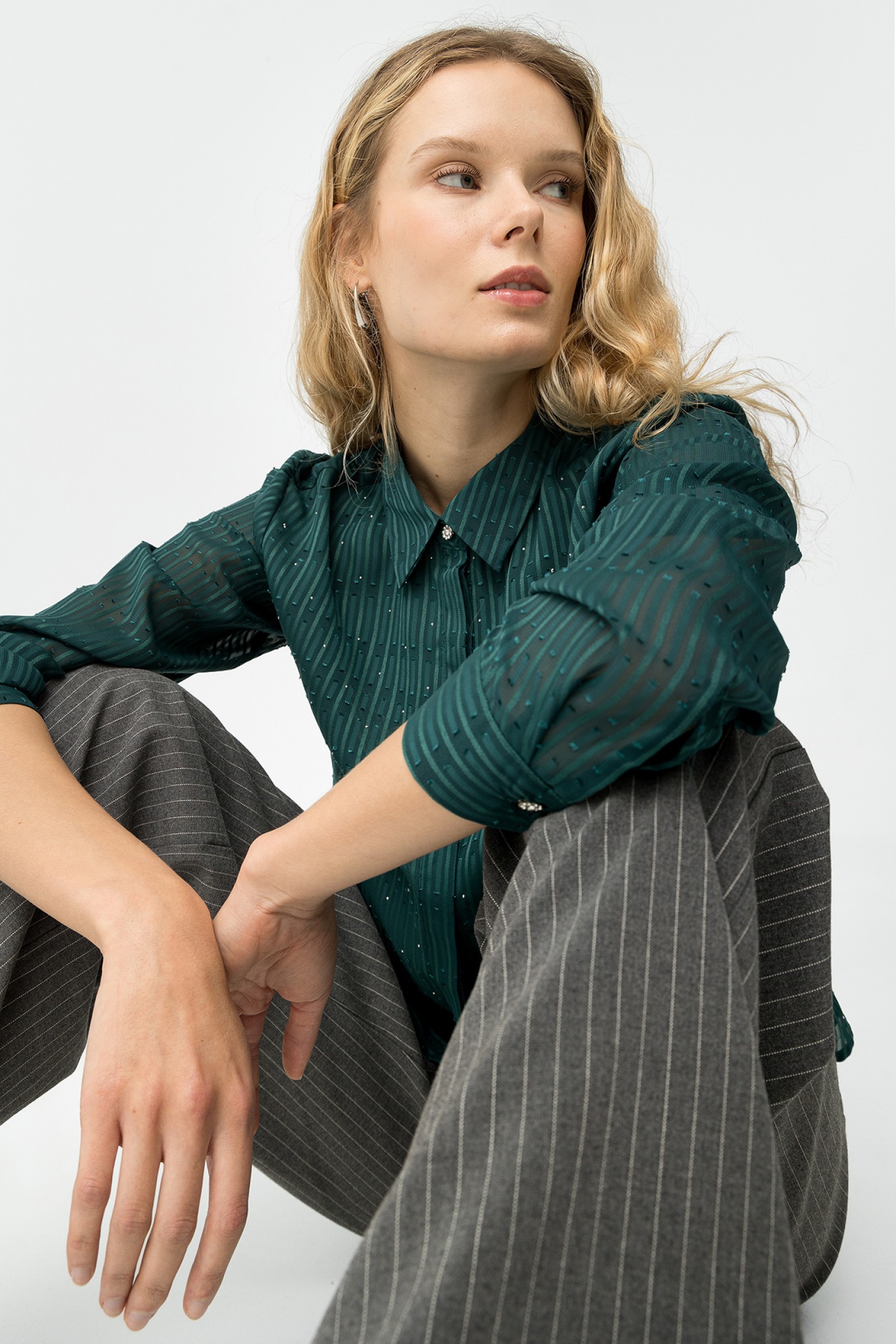 Green Long Sleeve Shirt