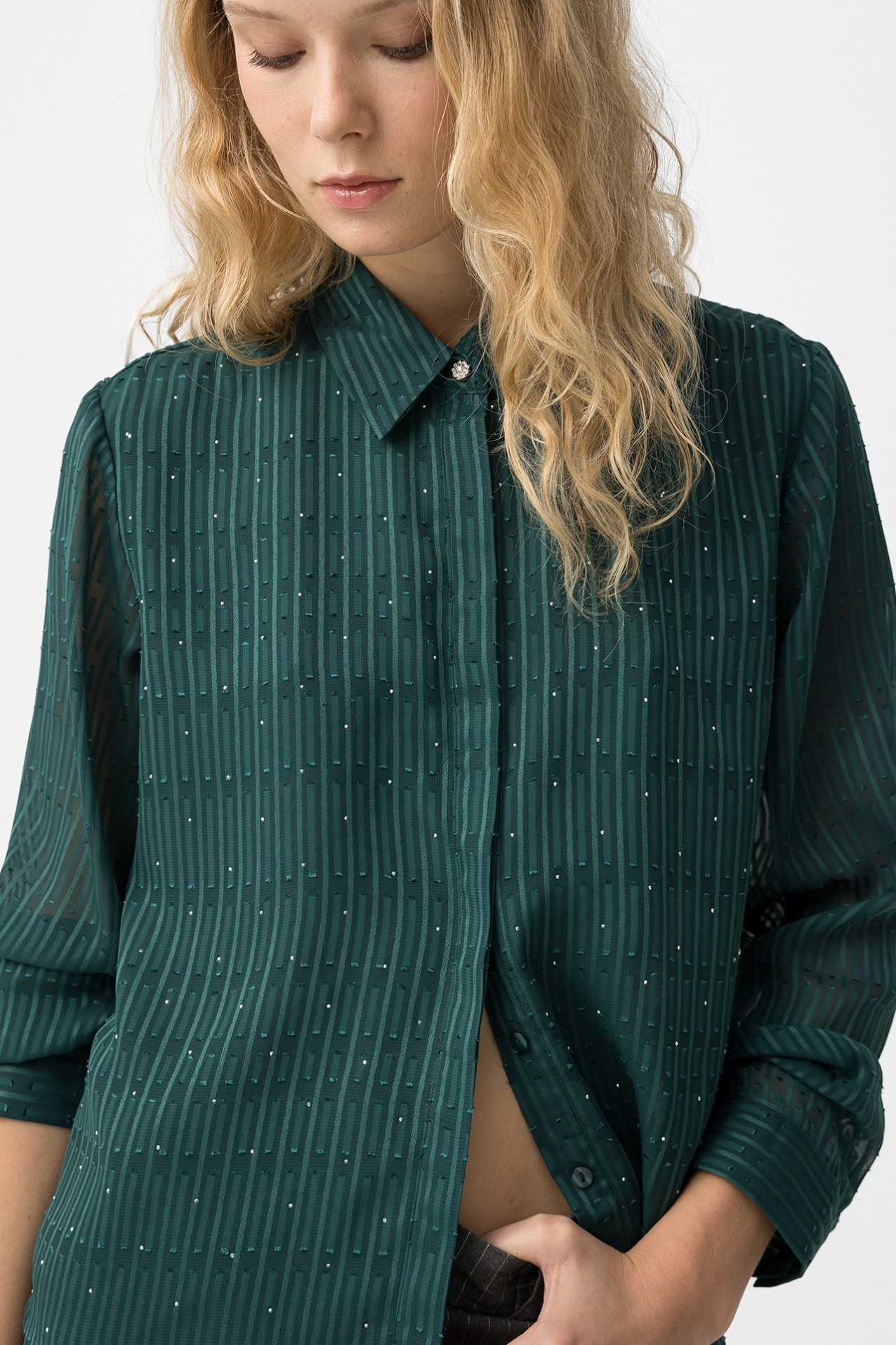 Green Long Sleeve Shirt