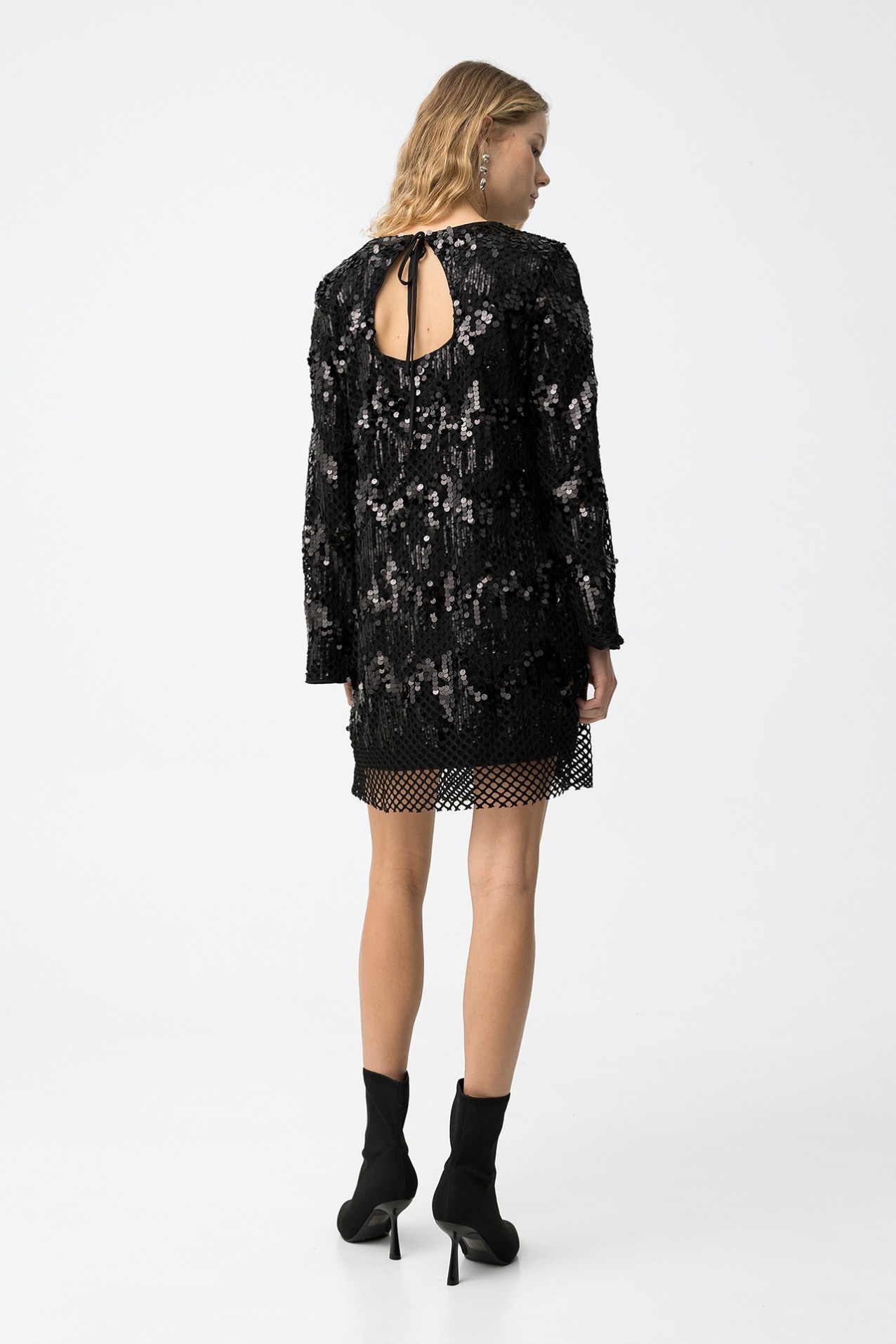 Black Sequin Dress